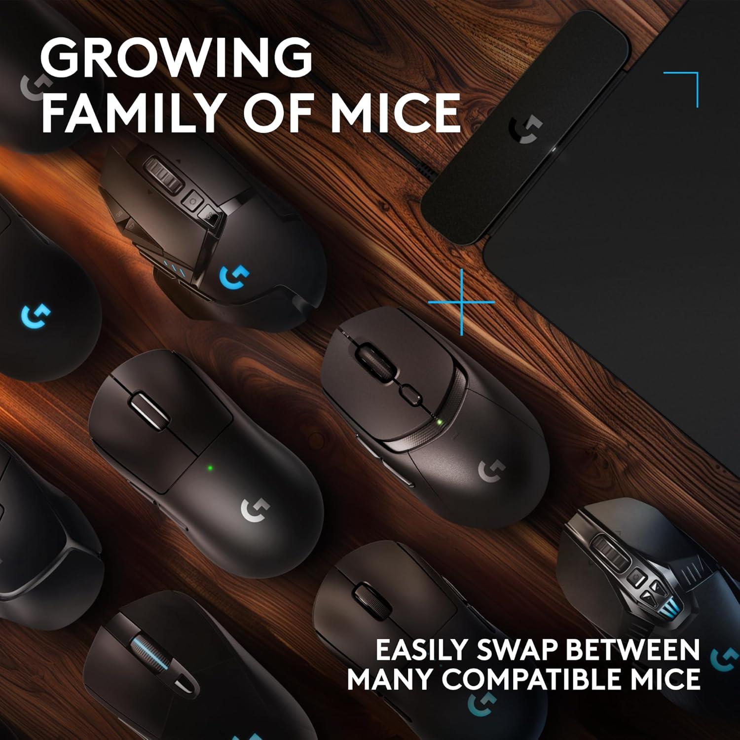 Alfombrilla de Carga Inalámbrica Logitech G POWERPLAY 2 - Negro