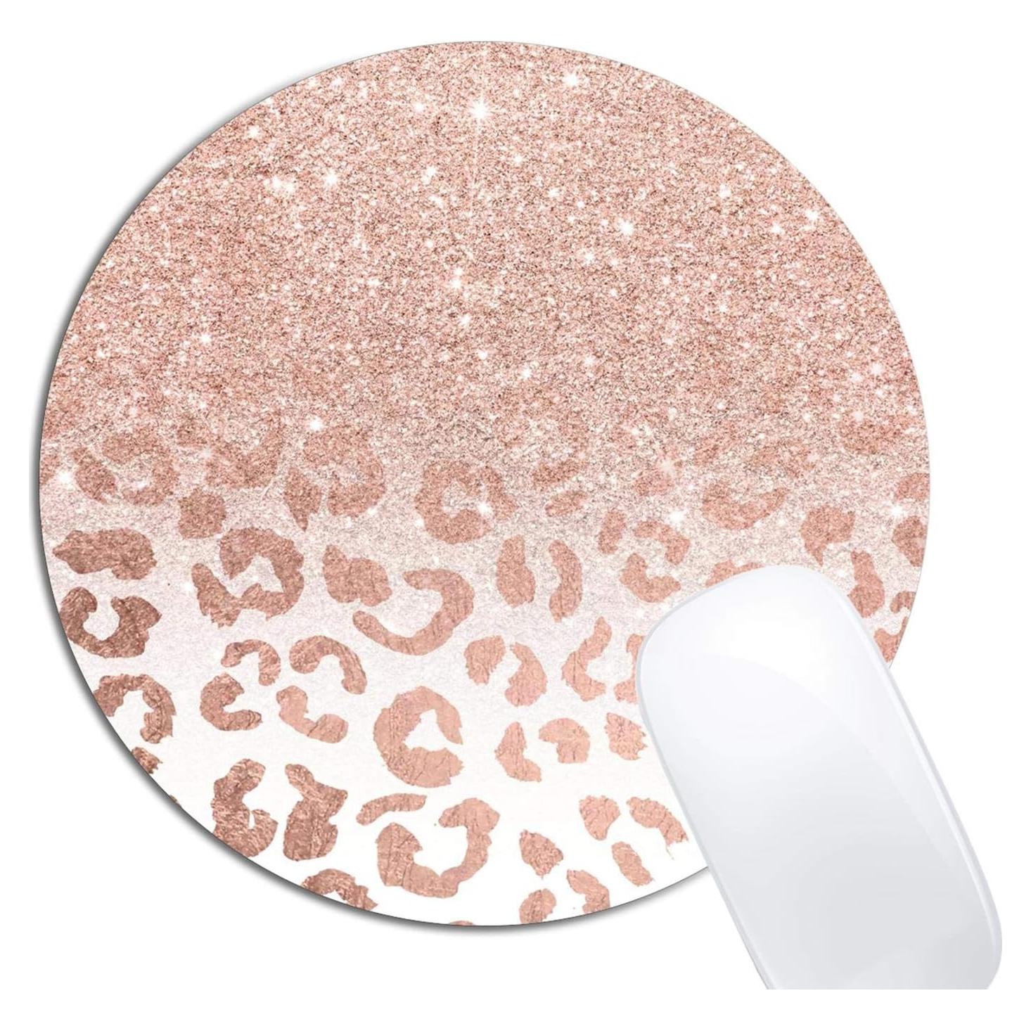 Alfombrilla de Ratón Antideslizante XDMY Rosa Oro Ombre 200mm