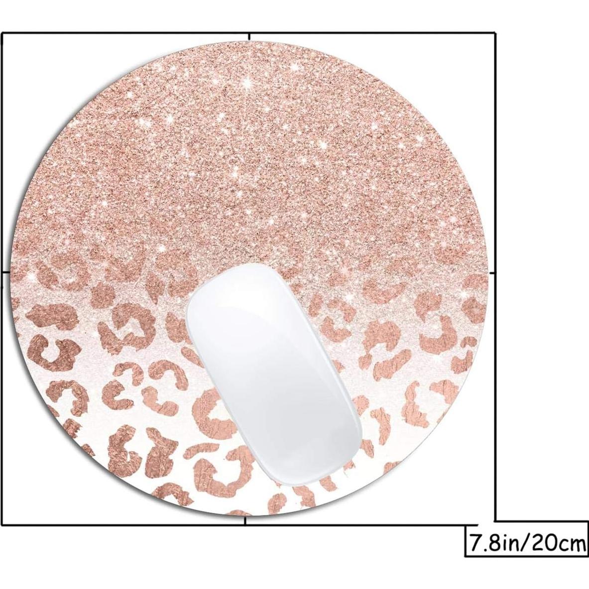 Alfombrilla de Ratón Antideslizante XDMY Rosa Oro Ombre 200mm