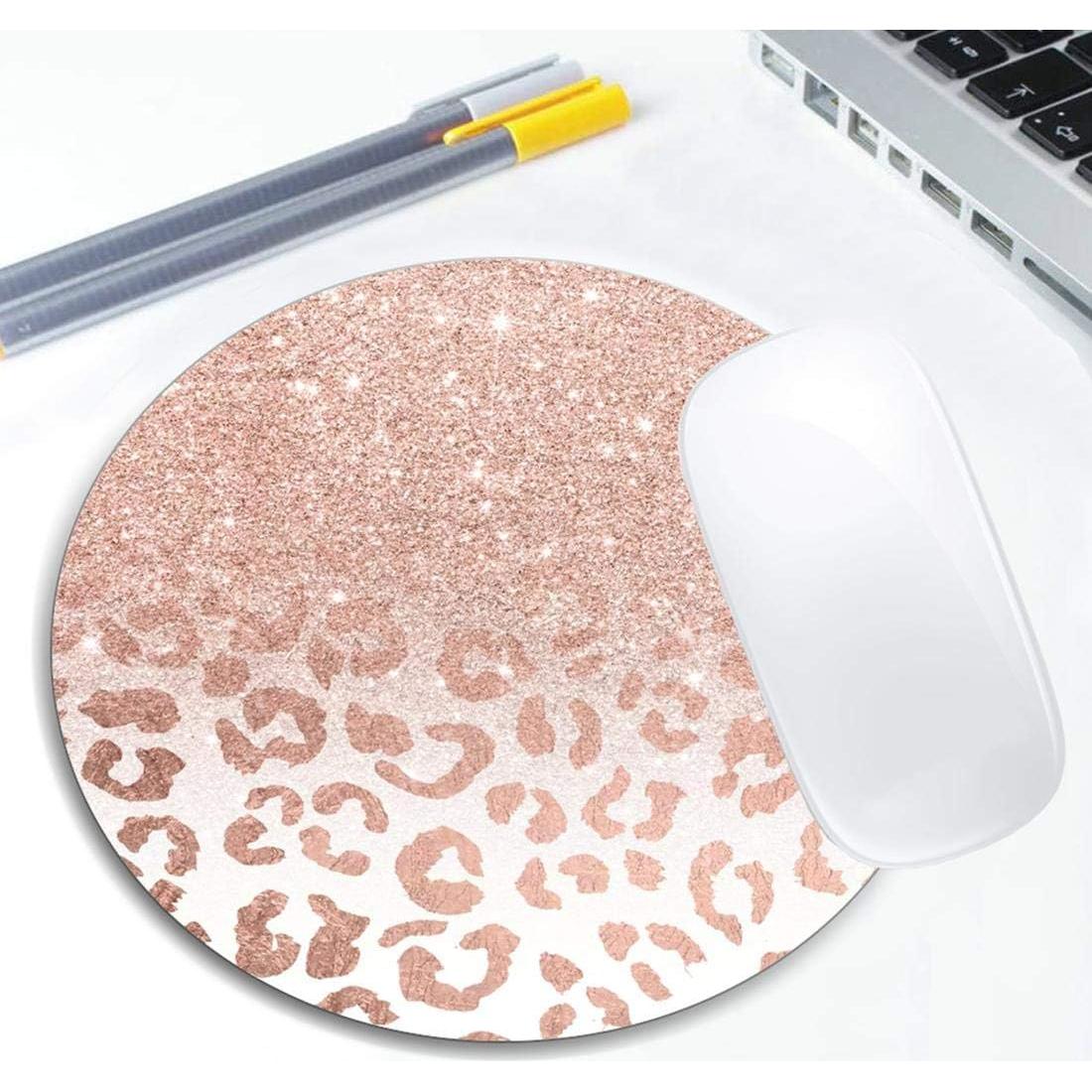 Alfombrilla de Ratón Antideslizante XDMY Rosa Oro Ombre 200mm