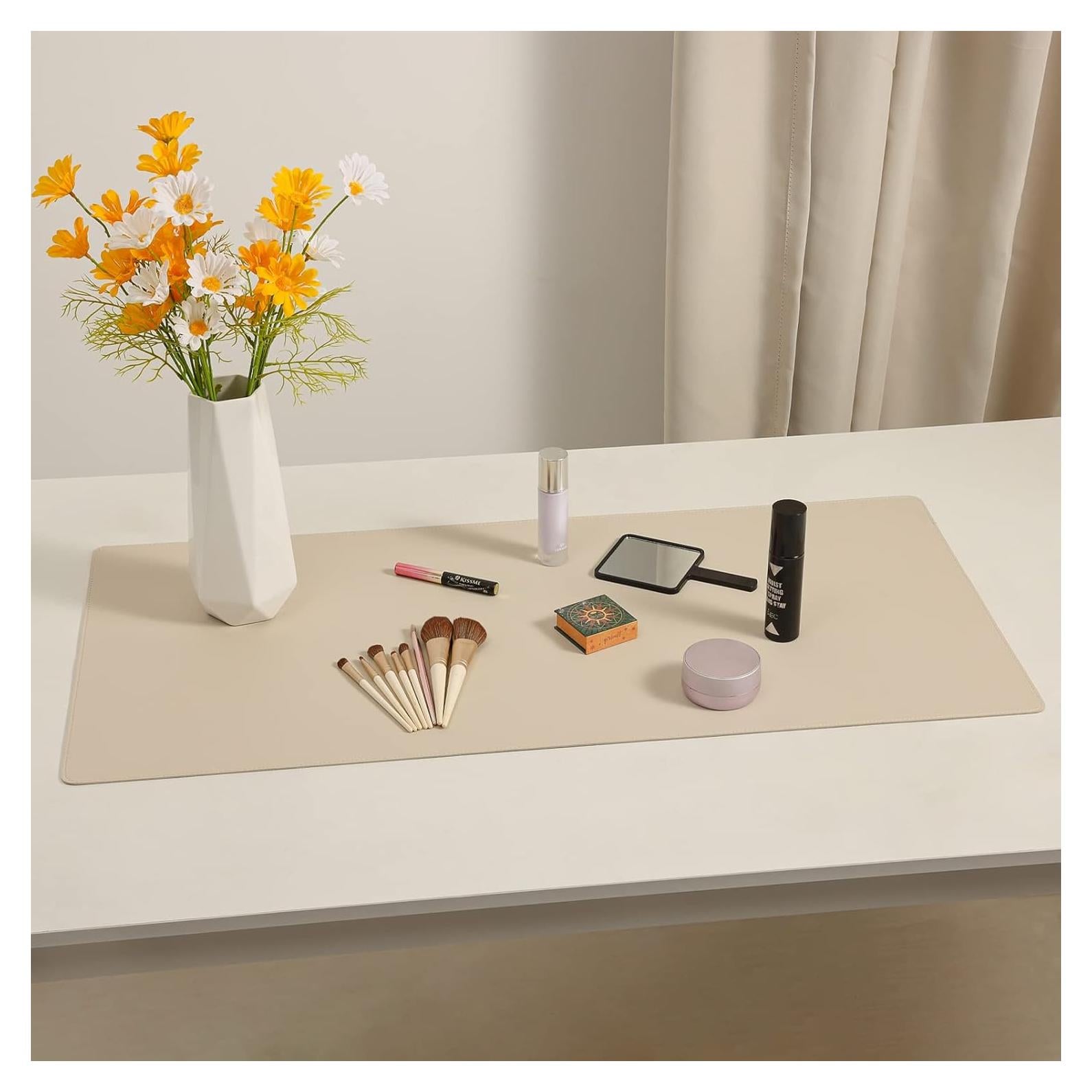 Alfombrilla de Escritorio Wolaile 91.4x43.2 cm Cuero PU Impermeable