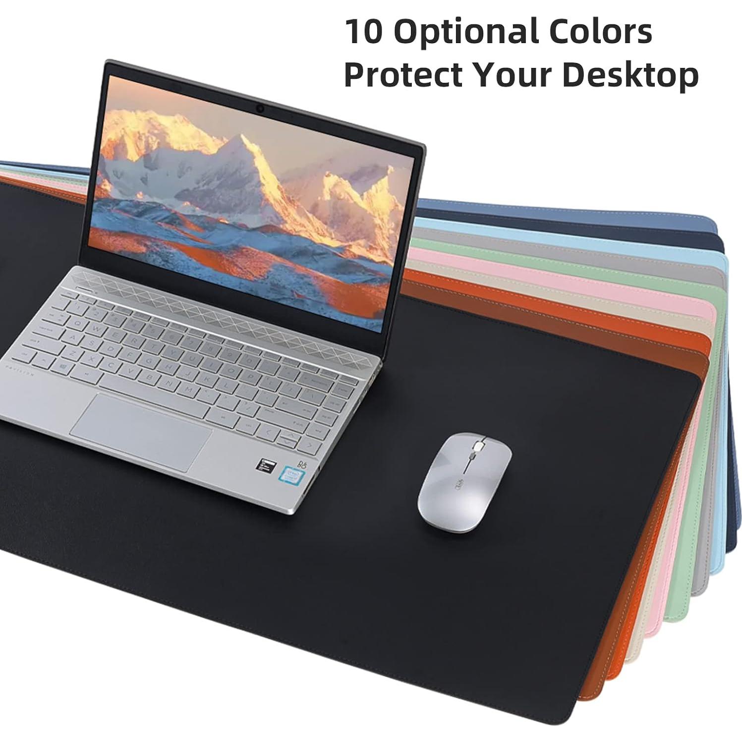 Alfombrilla de Escritorio Wolaile 91.4x43.2 cm Cuero PU Impermeable