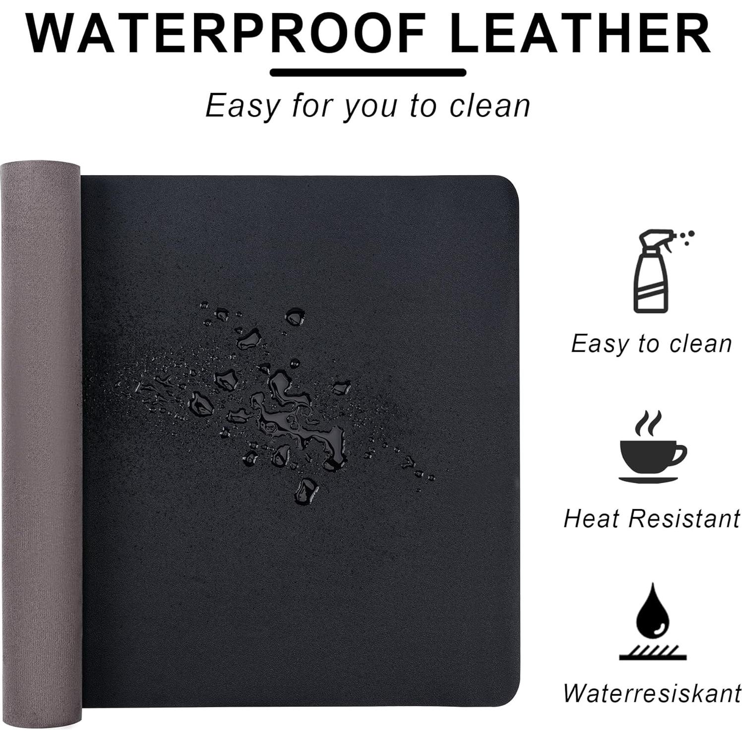 Protector de Escritorio de Cuero PU CADONO 60x35 cm Antideslizante