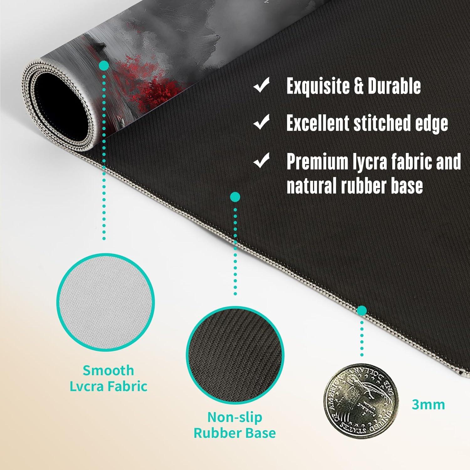 Alfombrilla de Ratón Grande Omosri 80x30 cm Antideslizante