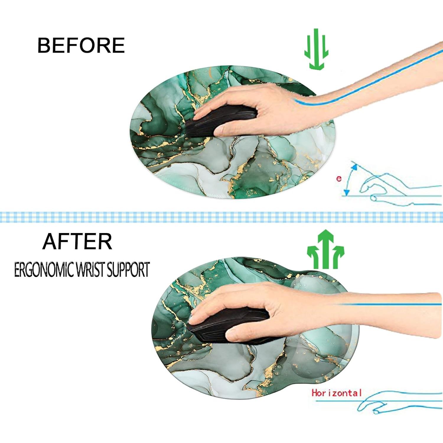 Almohadilla de Ratón NNAKAPAKA con Soporte de Muñeca 230x255mm