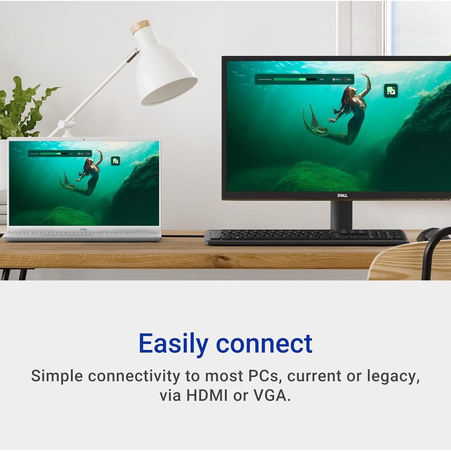 Monitor Dell 24 SE2425H Full HD 1920x1080 5ms Negro