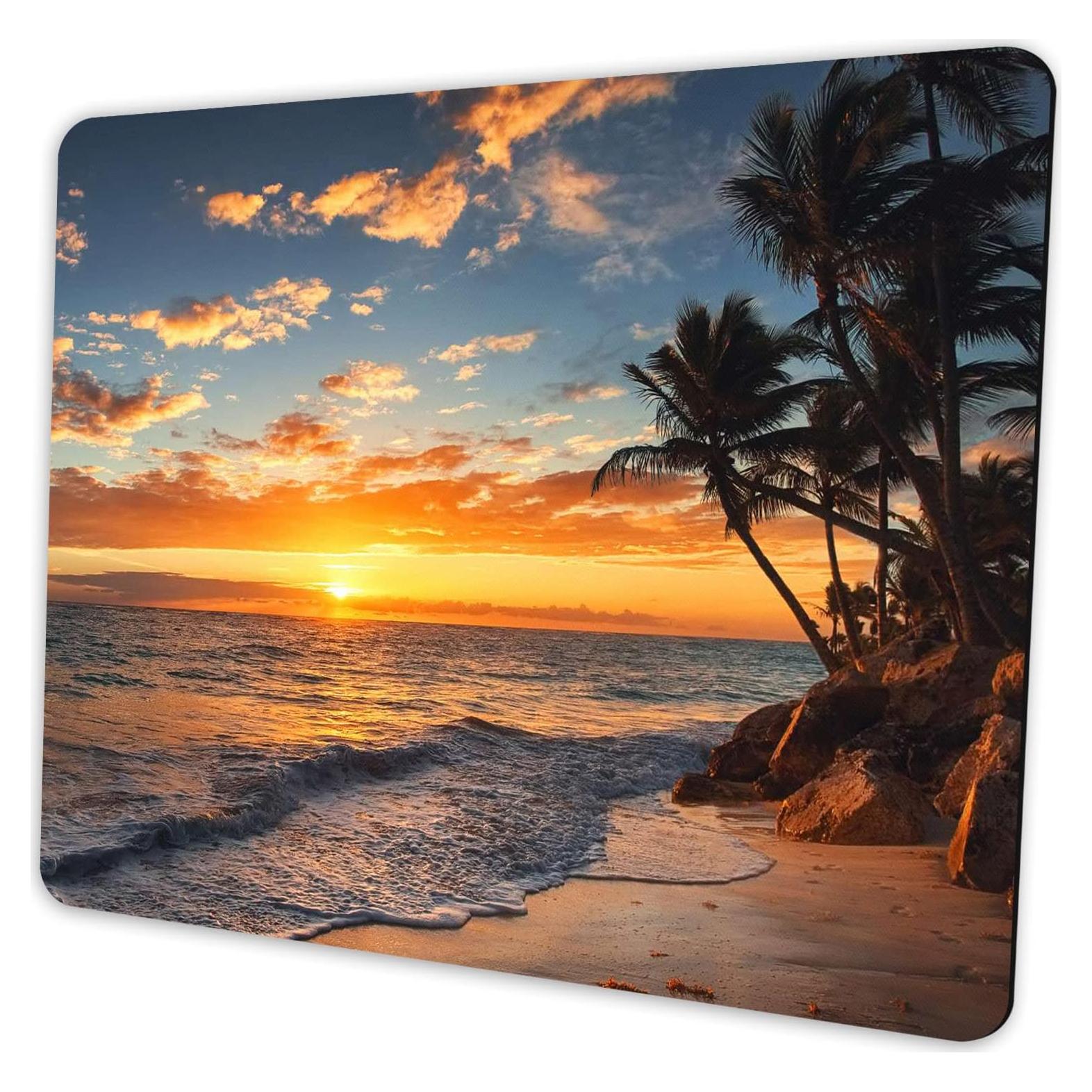 Alfombrilla de Ratón SHALYSONG Playa al Atardecer 240x200mm