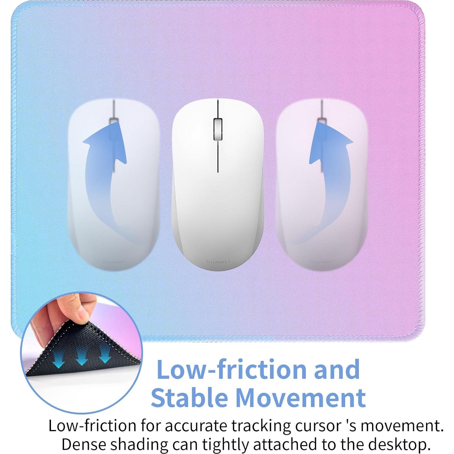 Alfombrilla de Ratón Bloss Rosa 30x25 cm Antideslizante