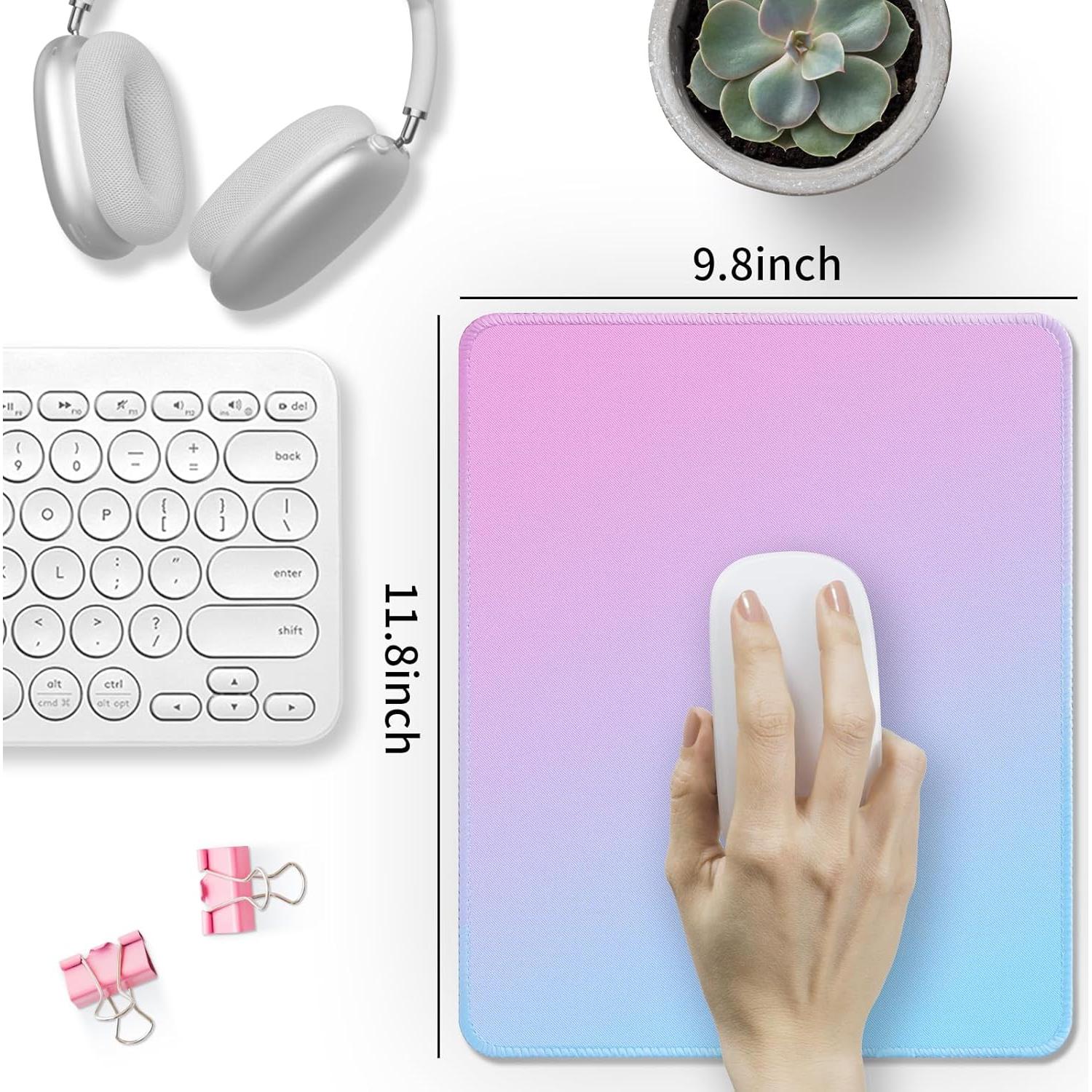 Alfombrilla de Ratón Bloss Rosa 30x25 cm Antideslizante