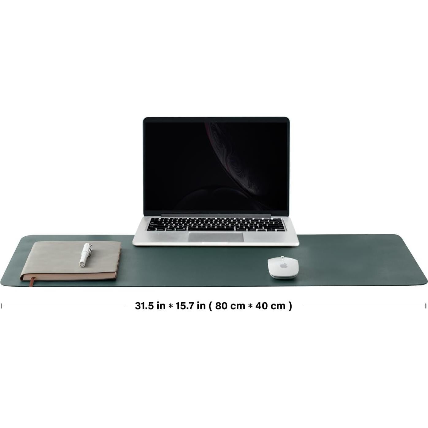 Alfombrilla de Corcho Doble Cara HOMIEAZICOZI 80x40cm Verde Oscuro