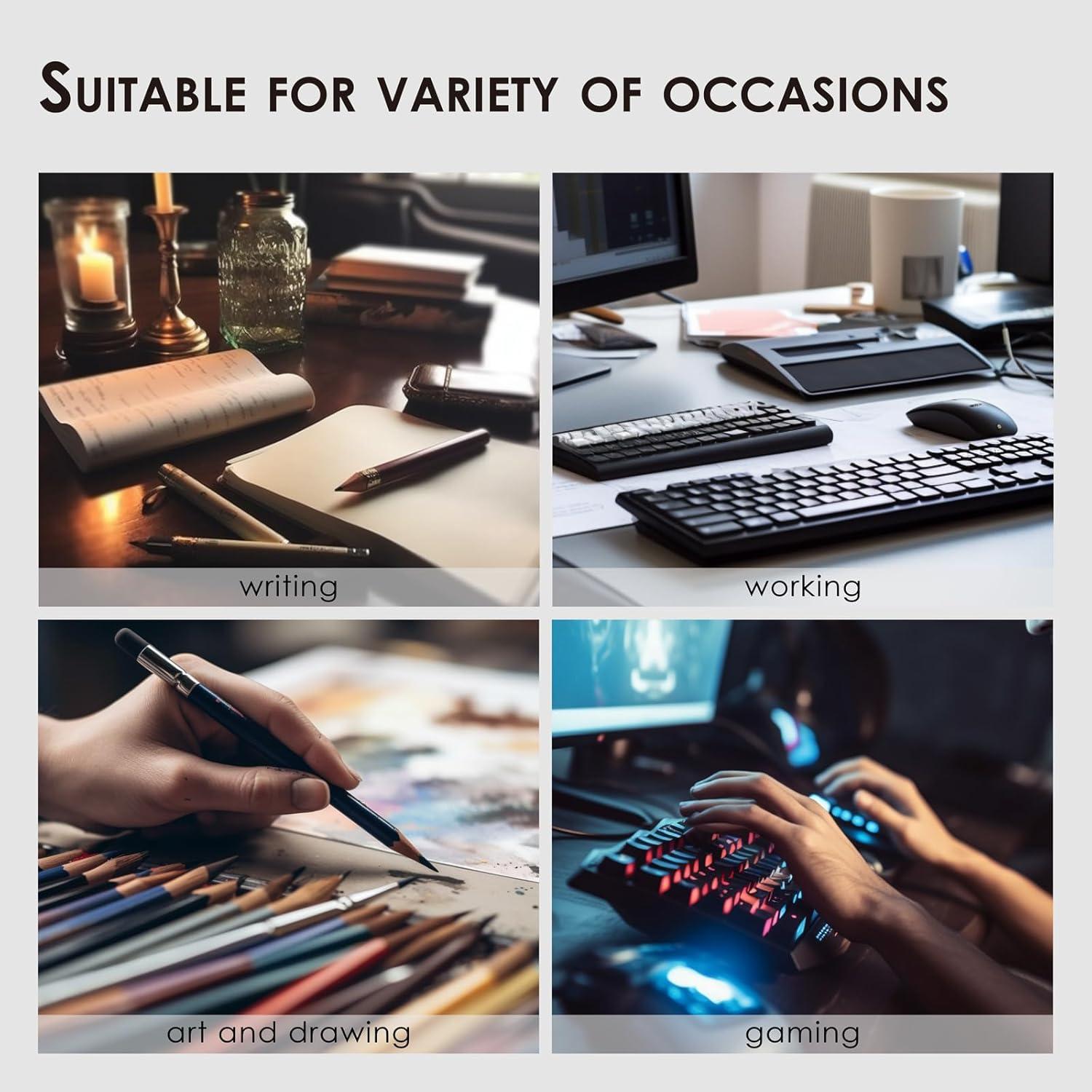 Alfombrilla de Corcho Doble Cara HOMIEAZICOZI 80x40cm Verde Oscuro