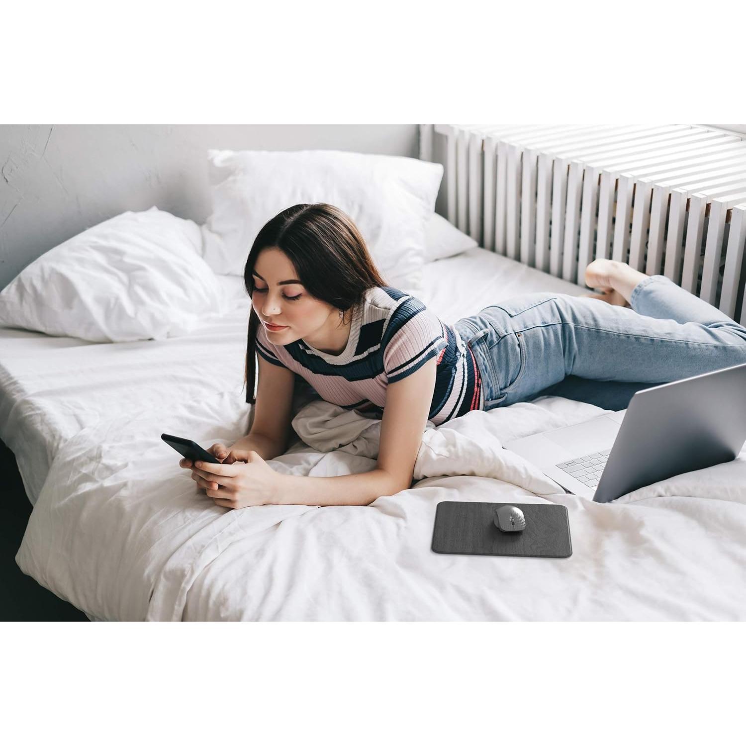 Alfombrilla de Ratón YSAGi Gris Dura Antideslizante 27x24cm