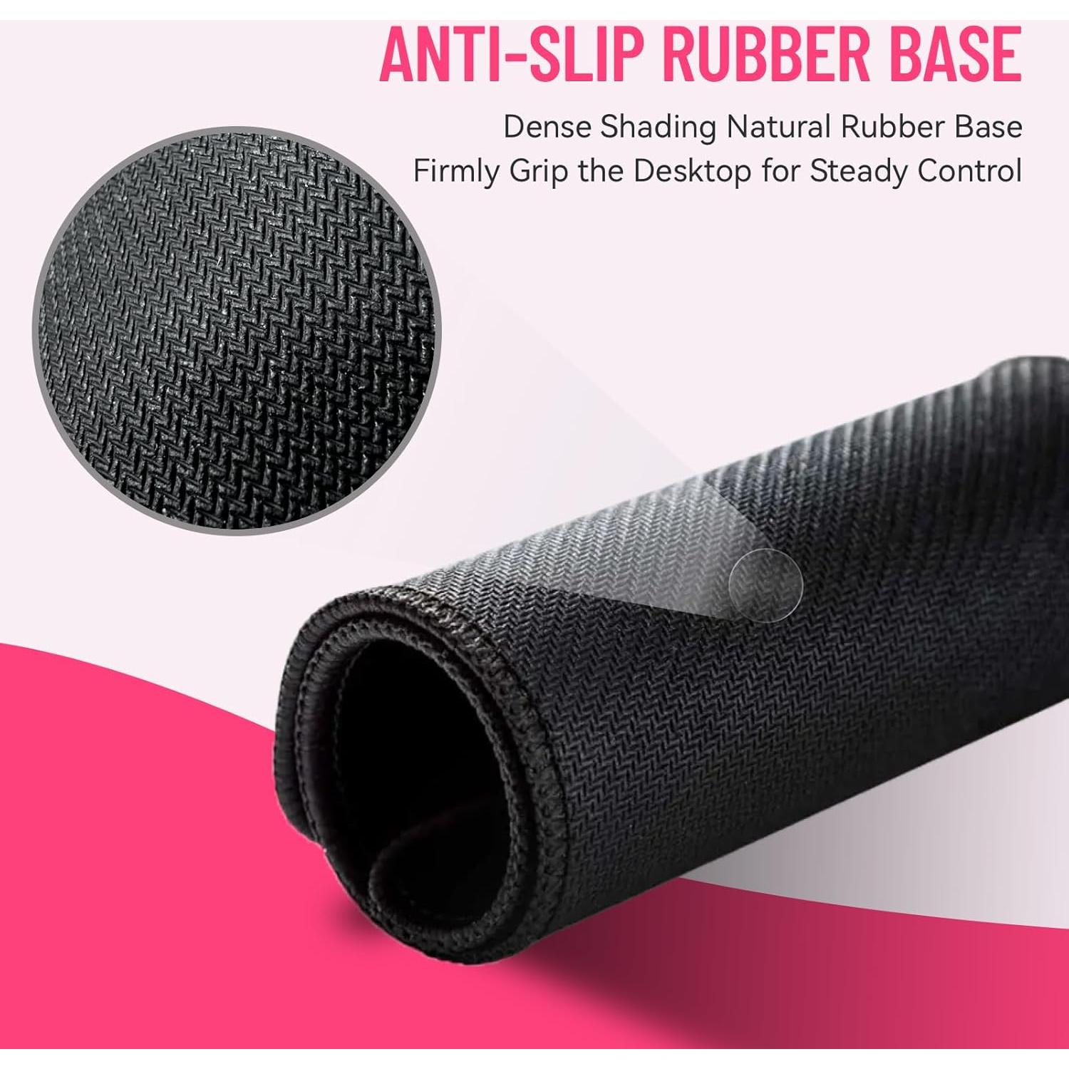 Alfombrilla de Ratón Stanoha Rosa Cuadrada Antideslizante 24x20cm