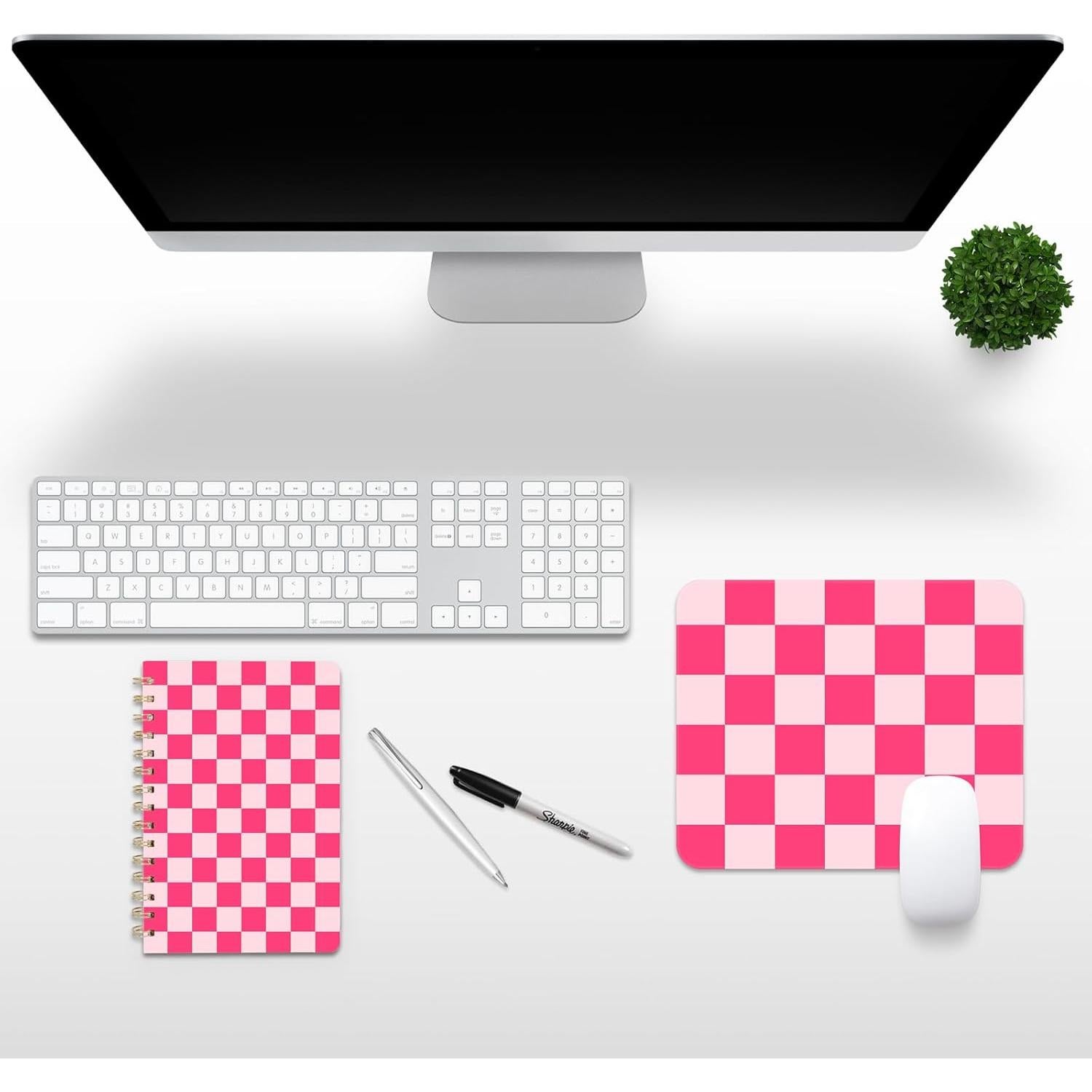 Alfombrilla de Ratón Stanoha Rosa Cuadrada Antideslizante 24x20cm