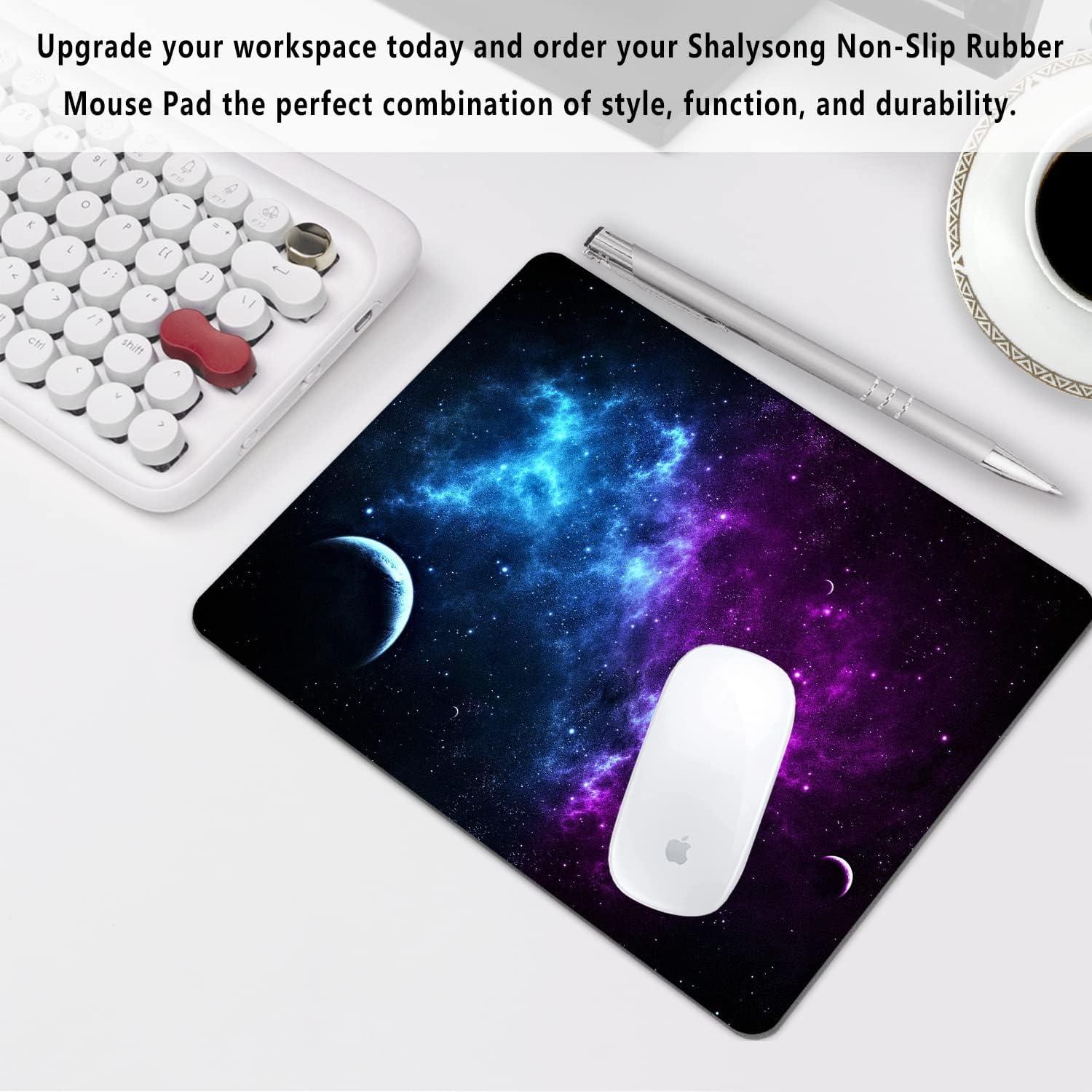 Alfombrilla de Ratón Shalysong Galaxia 24x20 cm Antideslizante