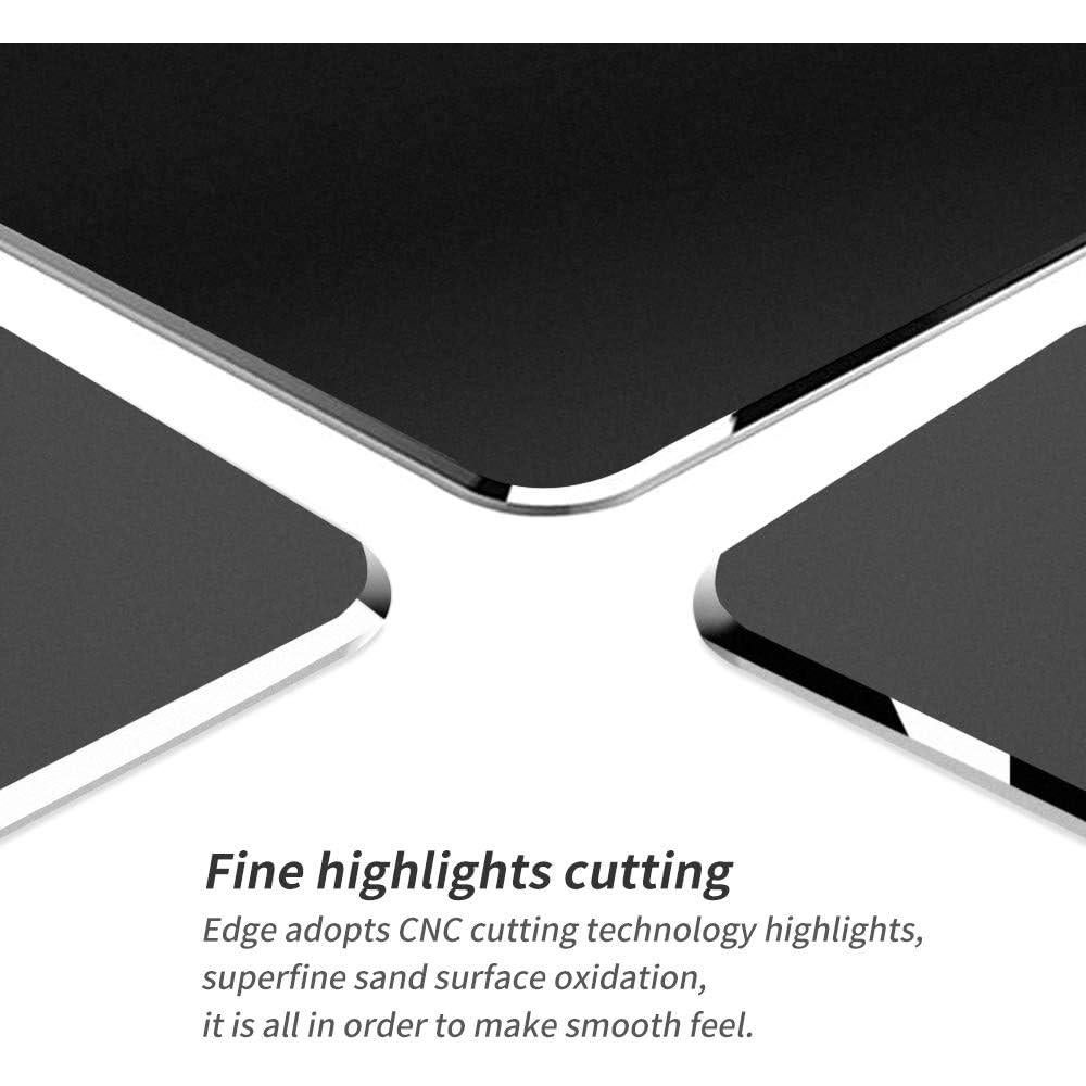 Alfombrilla de Ratón Vaydeer de Aluminio Negra 30x24cm Impermeable