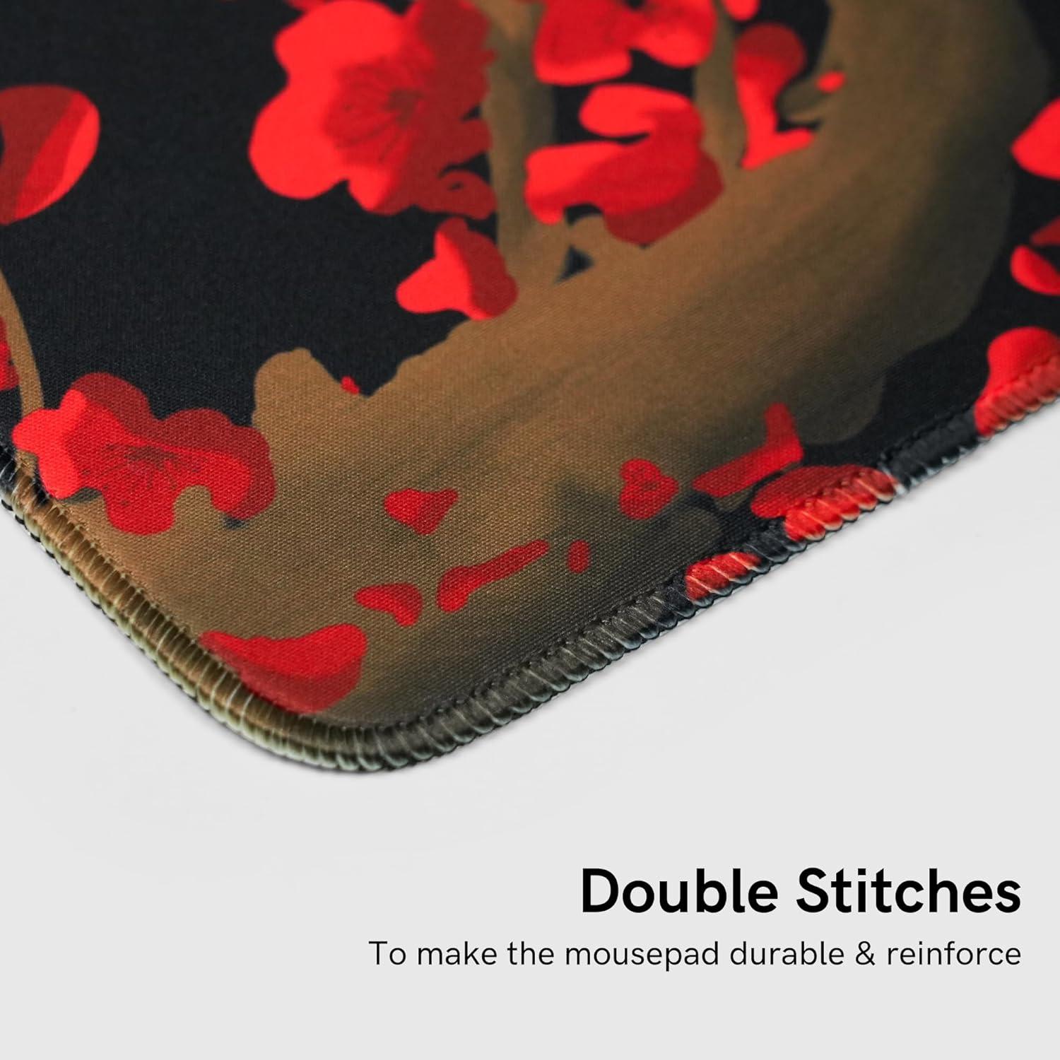 Alfombrilla de Ratón Grande GMKWTL Flores de Ciruelo XXL 90x40 cm