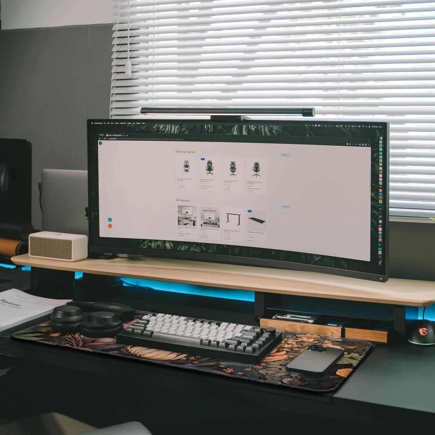 Alfombrilla de Ratón Grande FTSYAD 80x30 cm Antideslizante