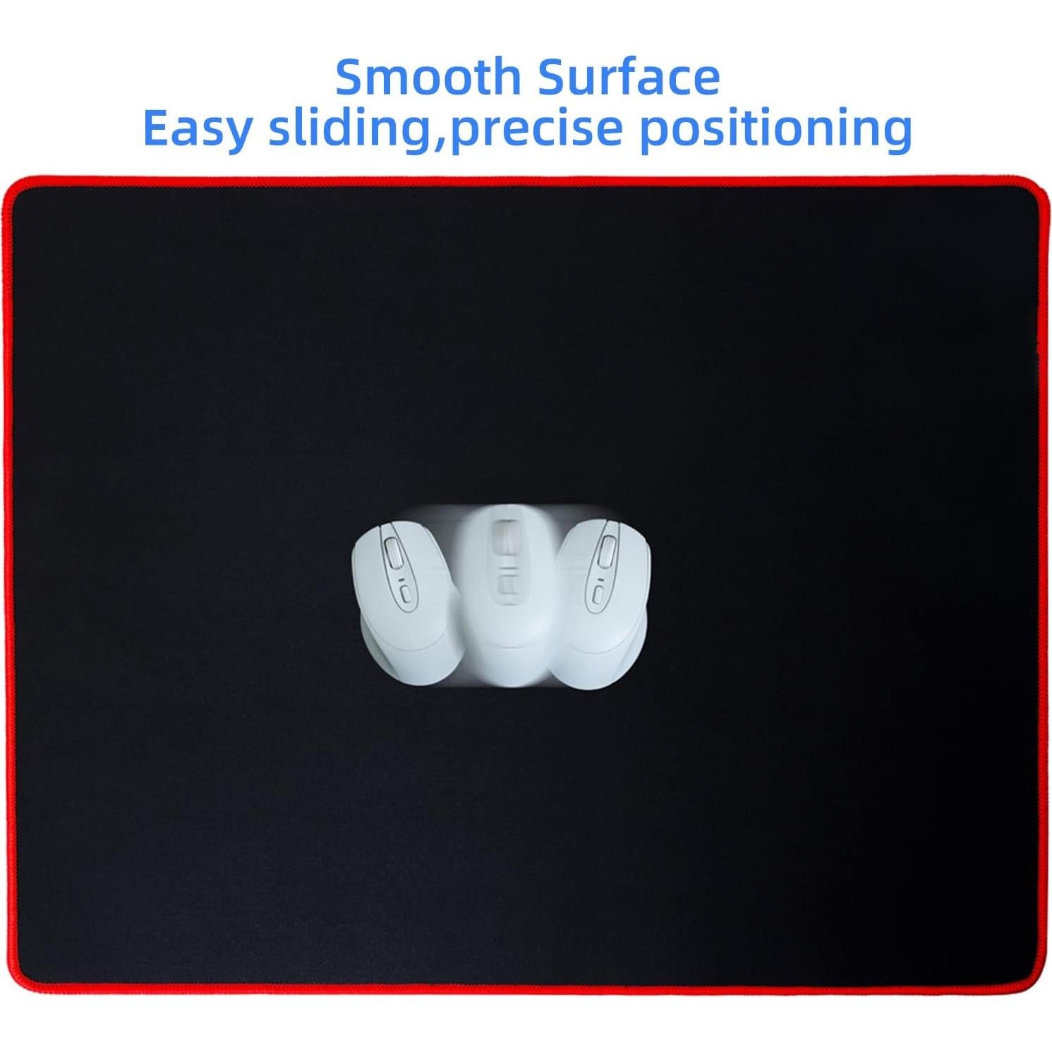 Alfombrilla de Ratón para Juegos Wolaile Negra 45.72x35.56 cm