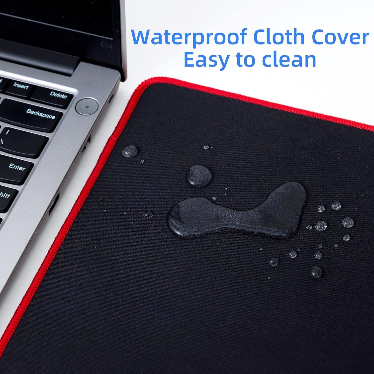 Alfombrilla de Ratón para Juegos Wolaile Negra 45.72x35.56 cm