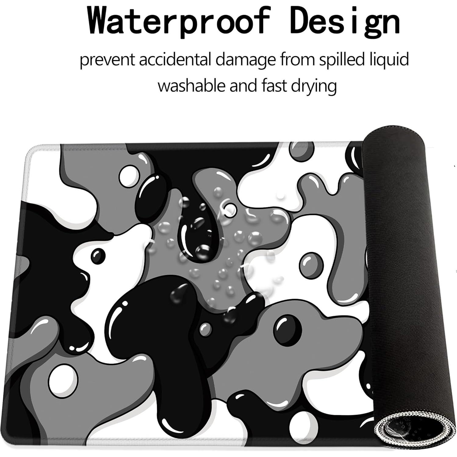 Alfombrilla de Ratón Grande MEWOOCUE 80x40cm Antideslizante