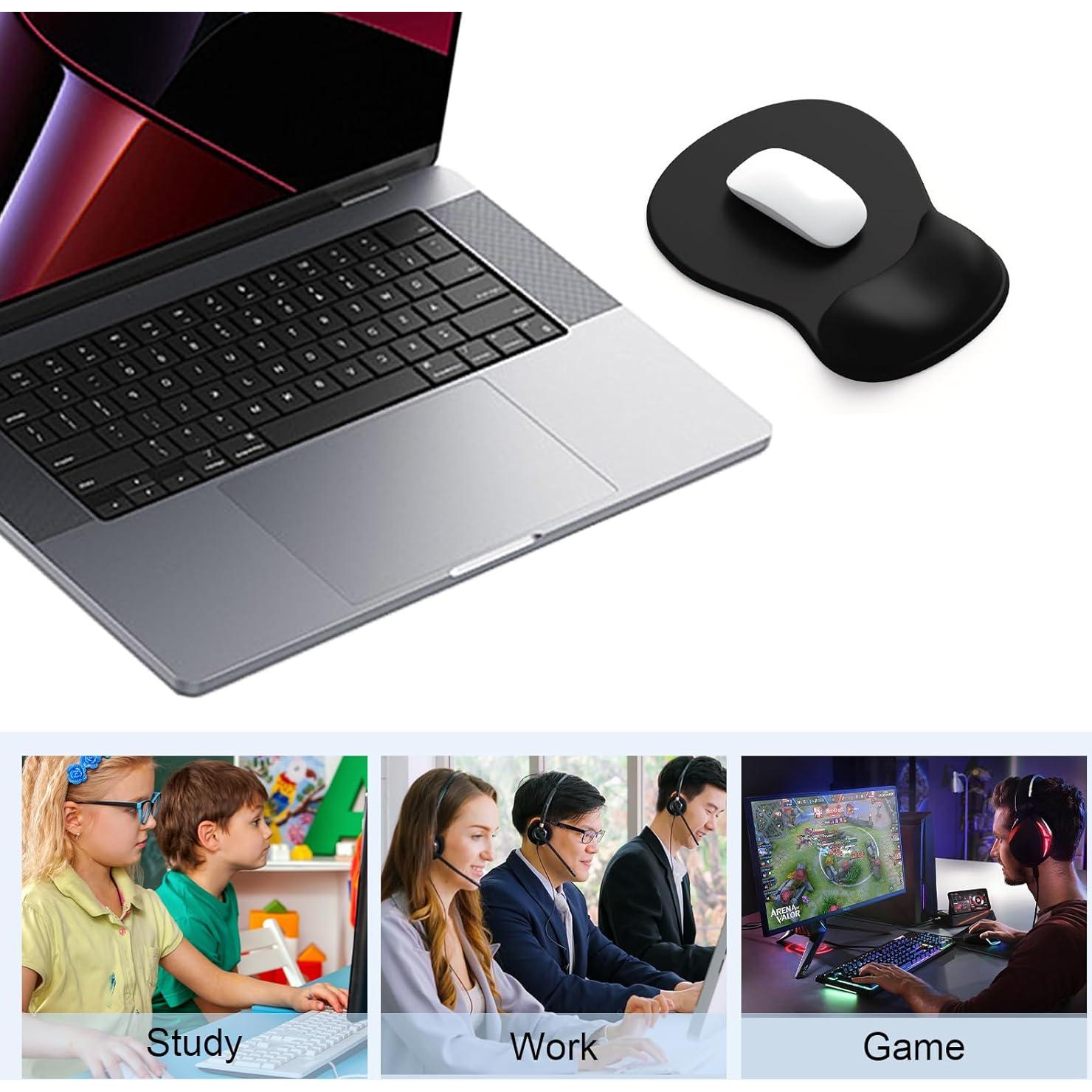 Alfombrilla de Ratón Ergonómica Knocent con Soporte de Muñeca