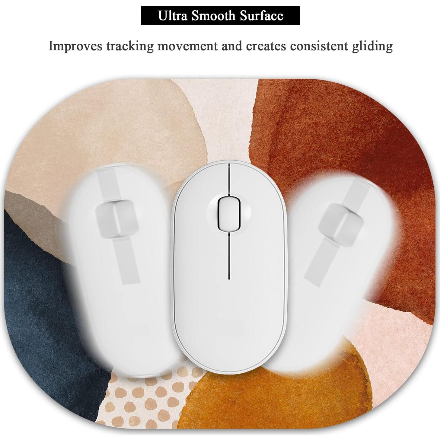 Alfombrilla de Ratón Pequeña Atufsuat Mármol Abstracto 15.24x17.78 cm