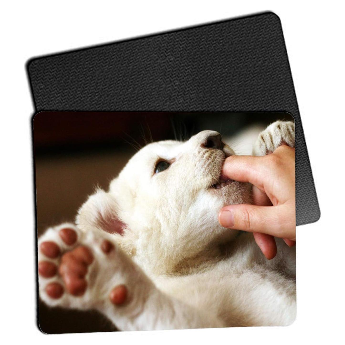 10 Piezas Almohadilla de Ratón Blanca MS WGO 24x20 cm Personalizable