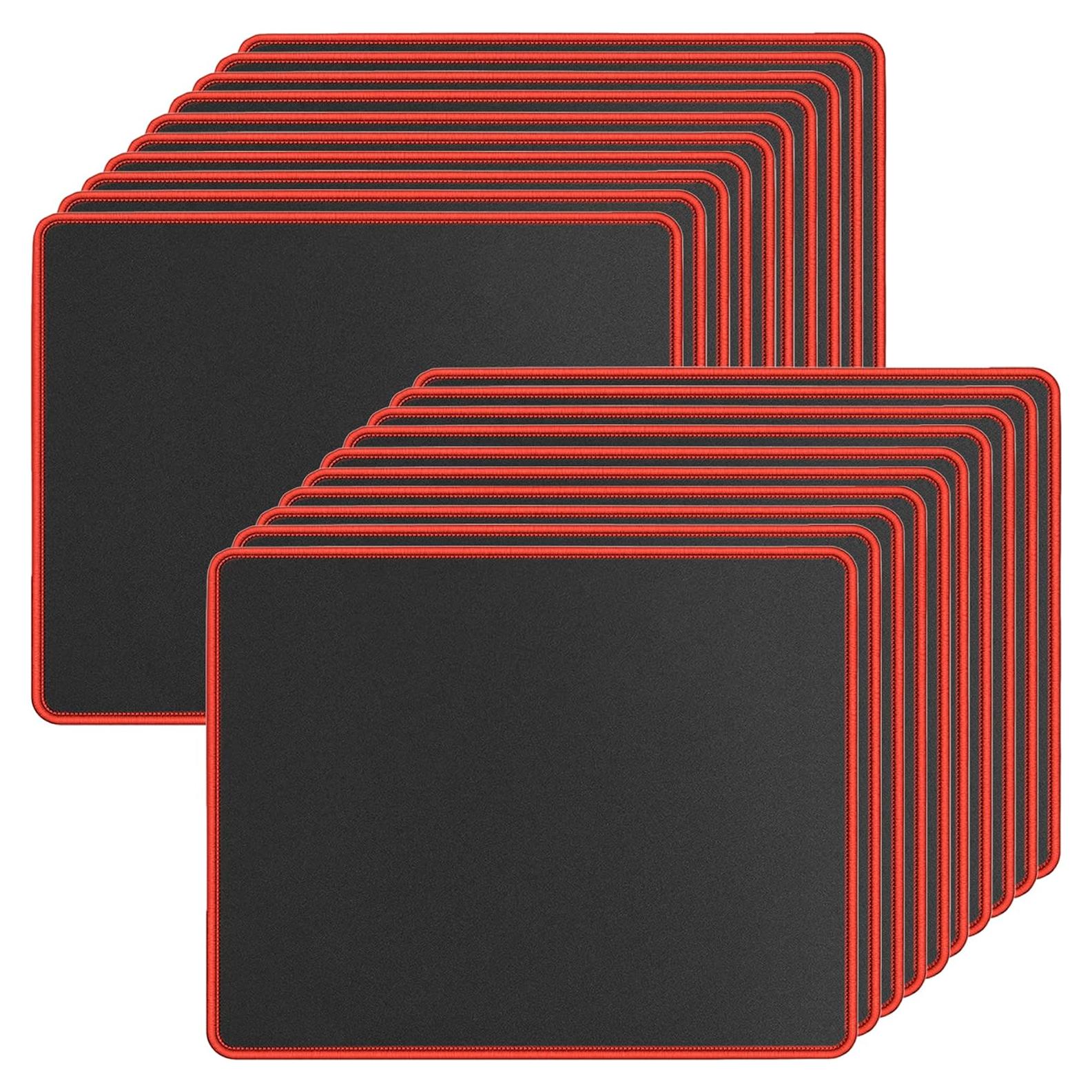 Alfombrillas de Ratón SaiTech IT - Paquete de 20 Bordes Rojos