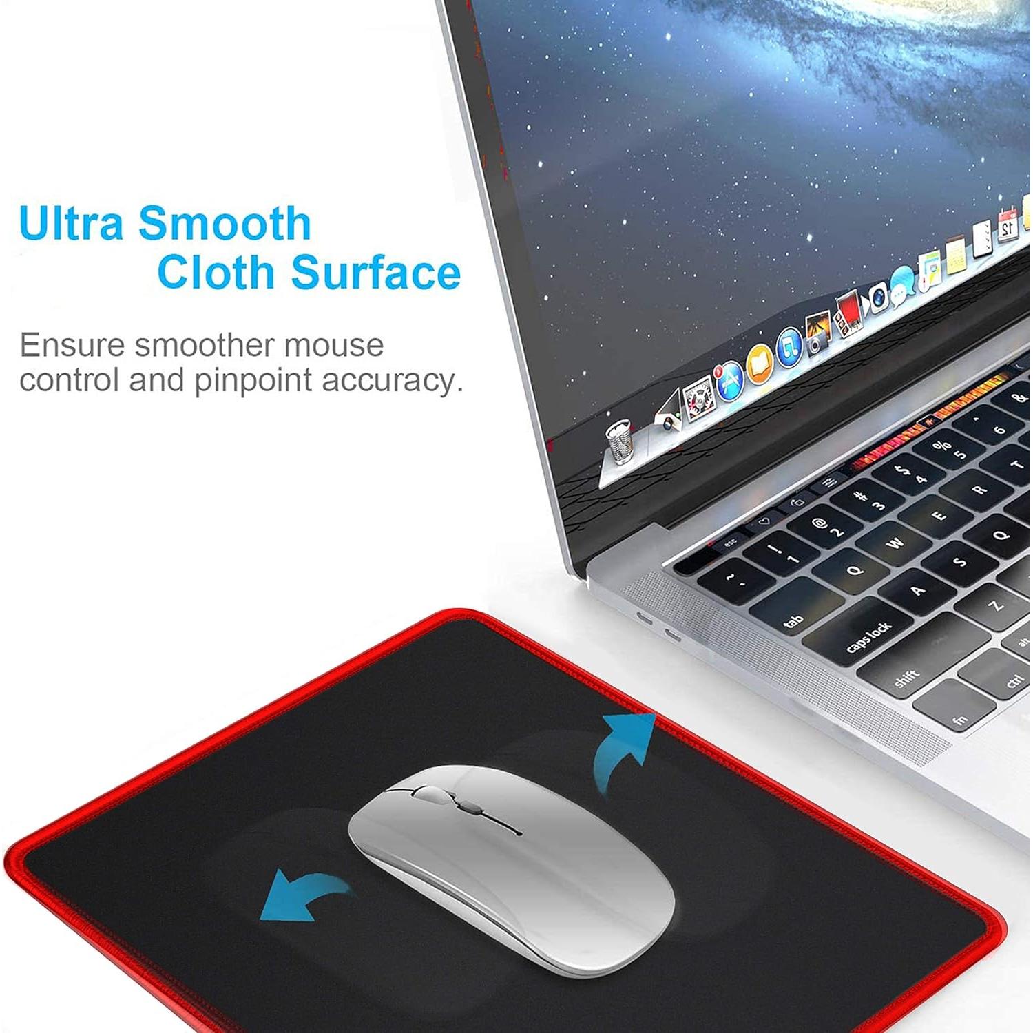 Alfombrillas de Ratón SaiTech IT - Paquete de 20 Bordes Rojos