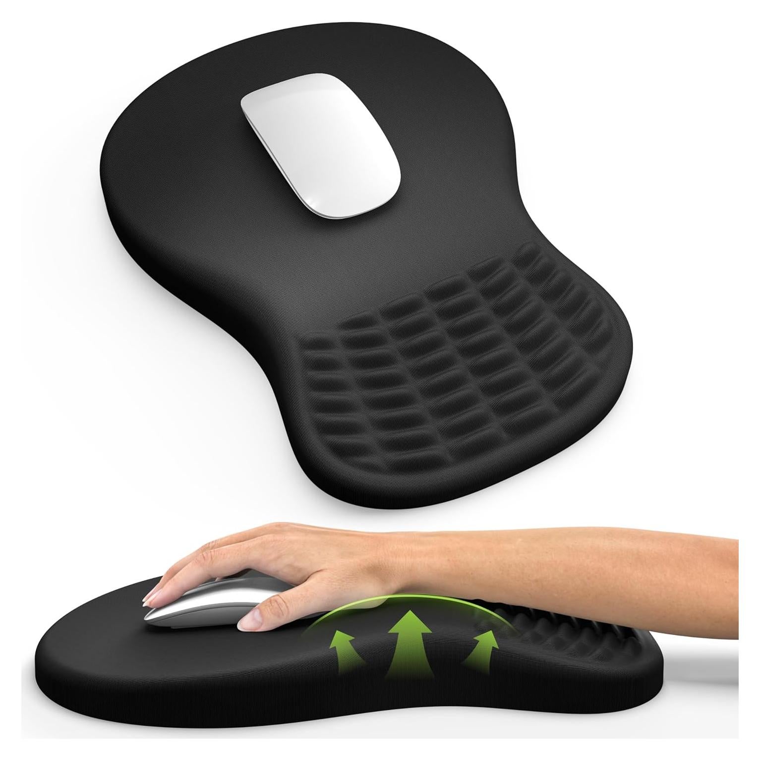 Almohadilla Ergonómica para Ratón MEKASS 30x20cm Negro