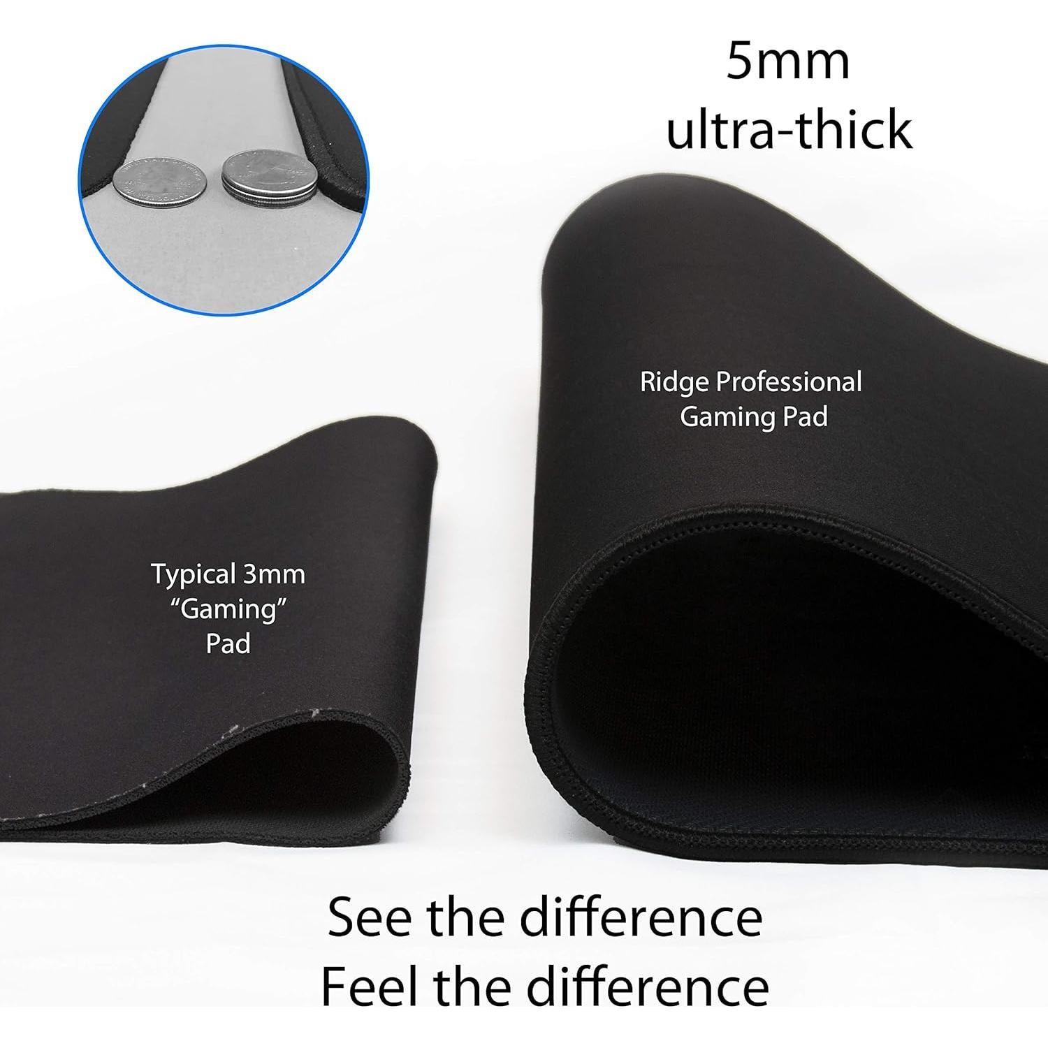 Alfombrilla de Ratón para Juegos Traverse Ridge 46" Negra