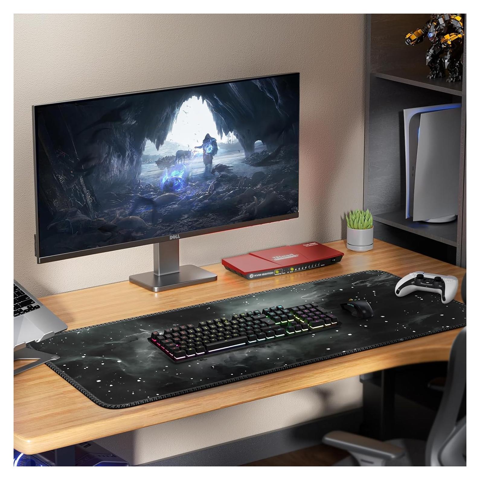 Alfombrilla de Ratón Gaming iCasso XXL 90x40cm Roca Estelar