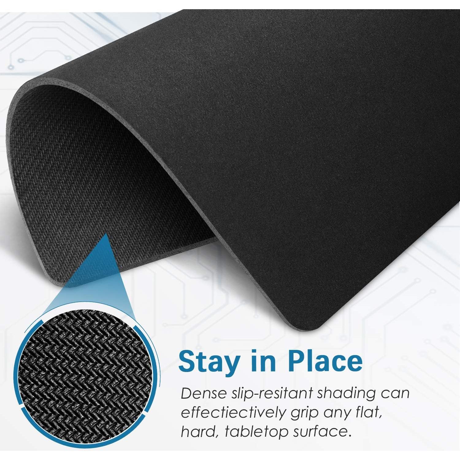 Mouse Pad TNY Antideslizante Texturizado 200x190x3mm Negro