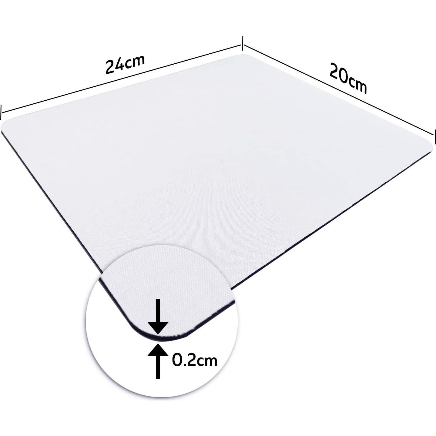 Almohadilla de Ratón A-SUB Sublimación 24x20cm 12 pcs
