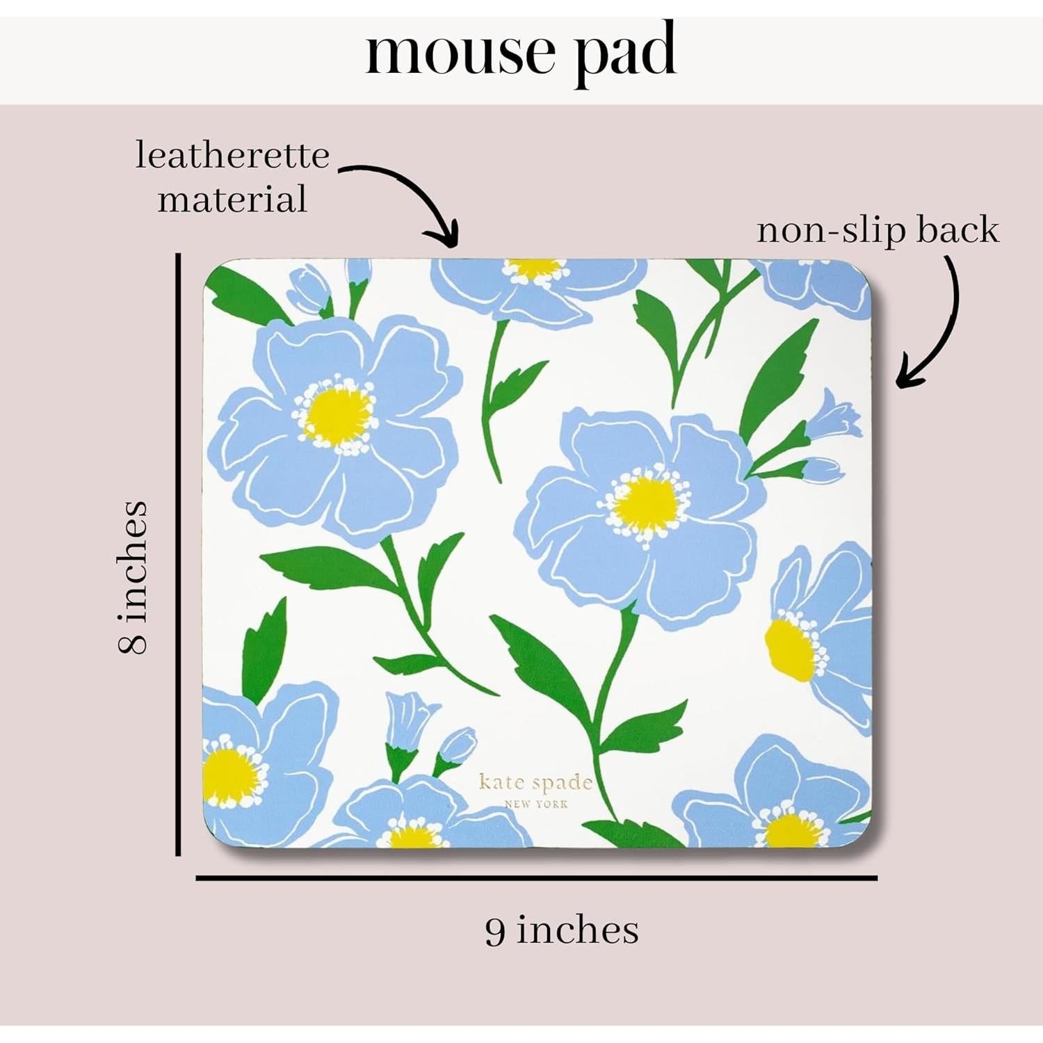 Alfombrilla de Ratón Kate Spade Nueva York Floral 22.8x20.3cm