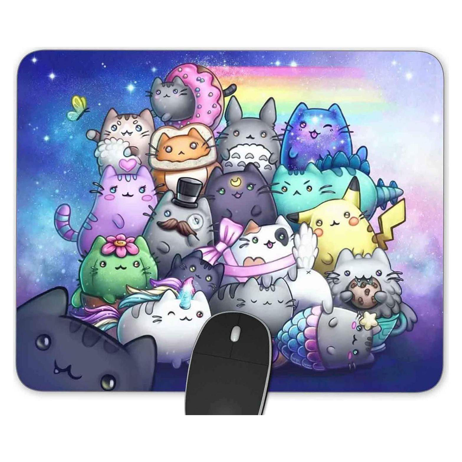 Alfombrilla de Ratón Qien BaiSei Animales Acuarelados 24x20cm