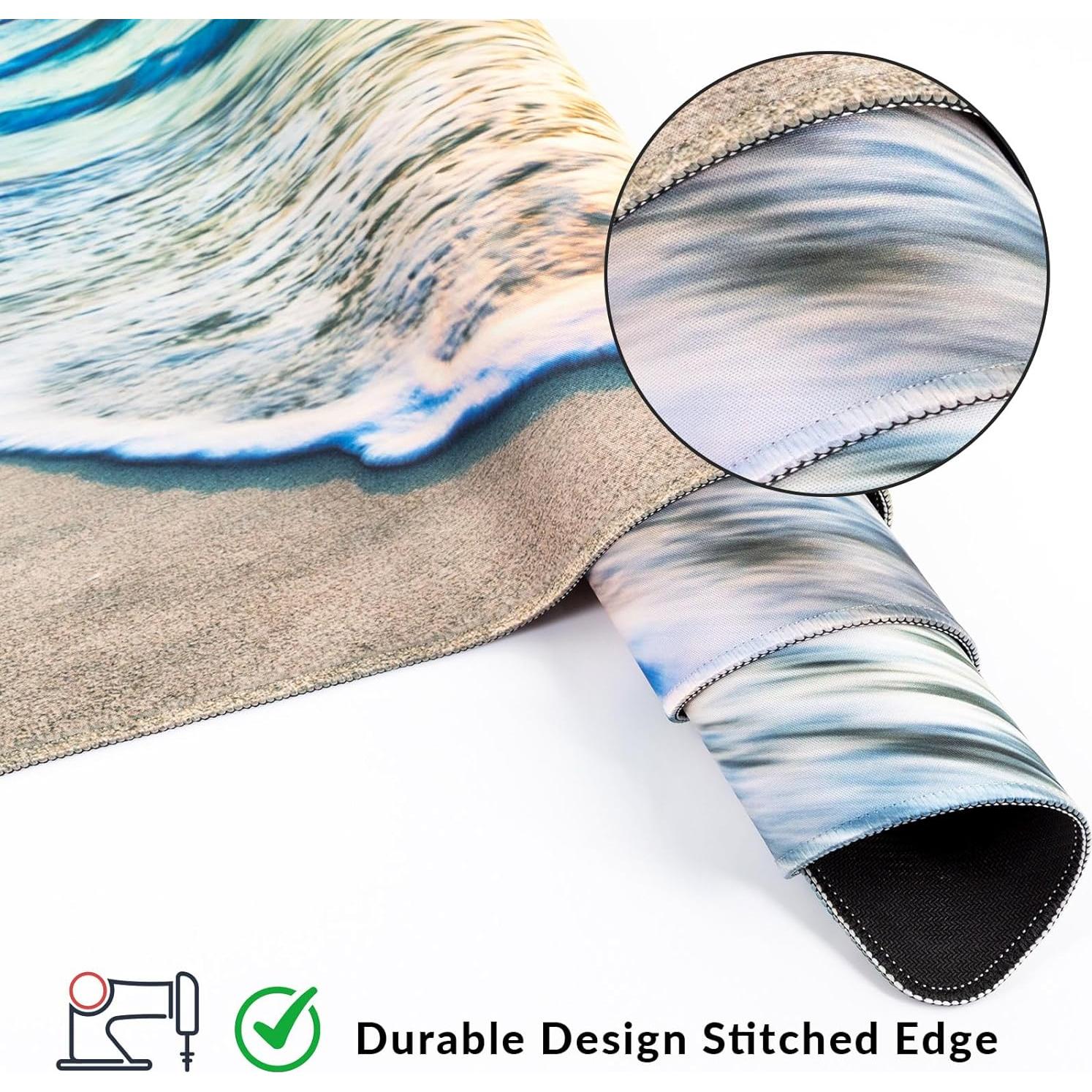 Alfombrilla de Ratón Grande Wiabsi Playa 80x40 cm Antideslizante