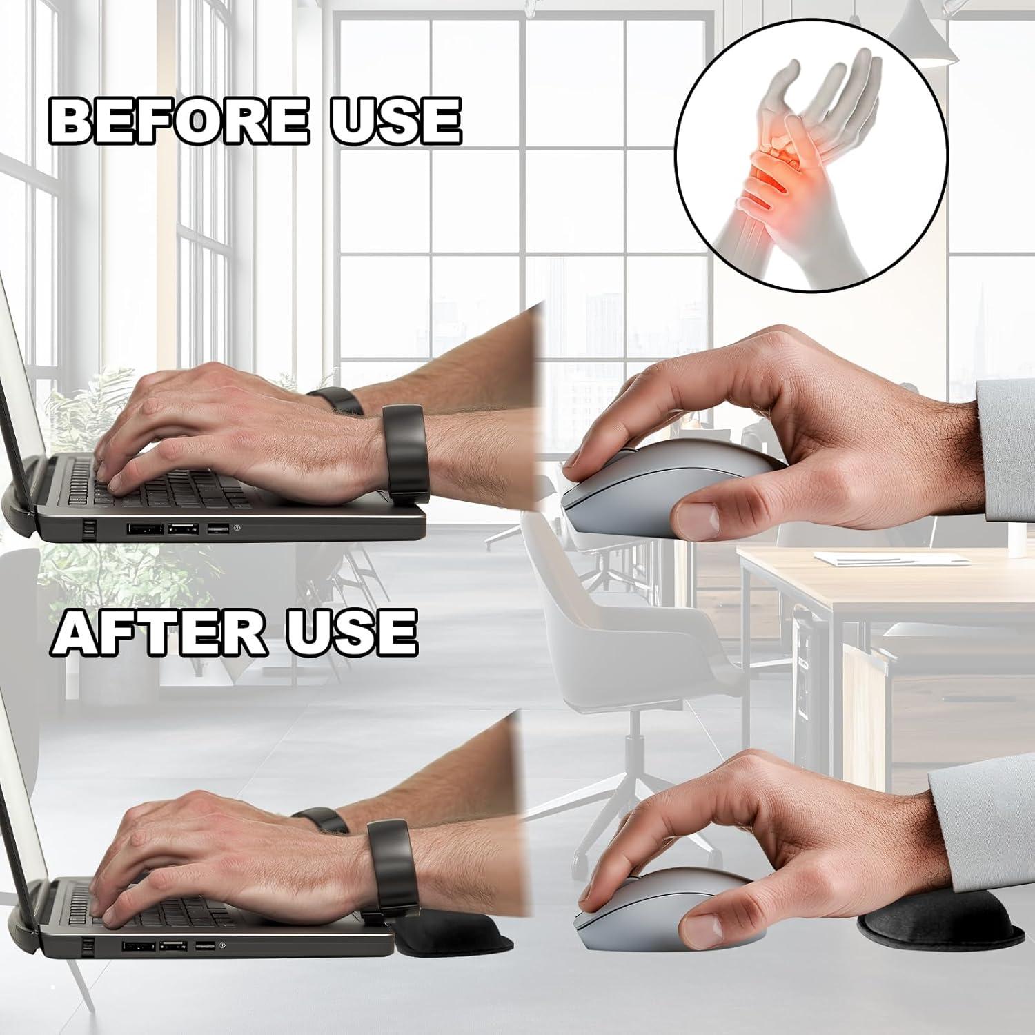 Almohadilla para Muñeca Ergonomica Tongyanat Verde Bosque