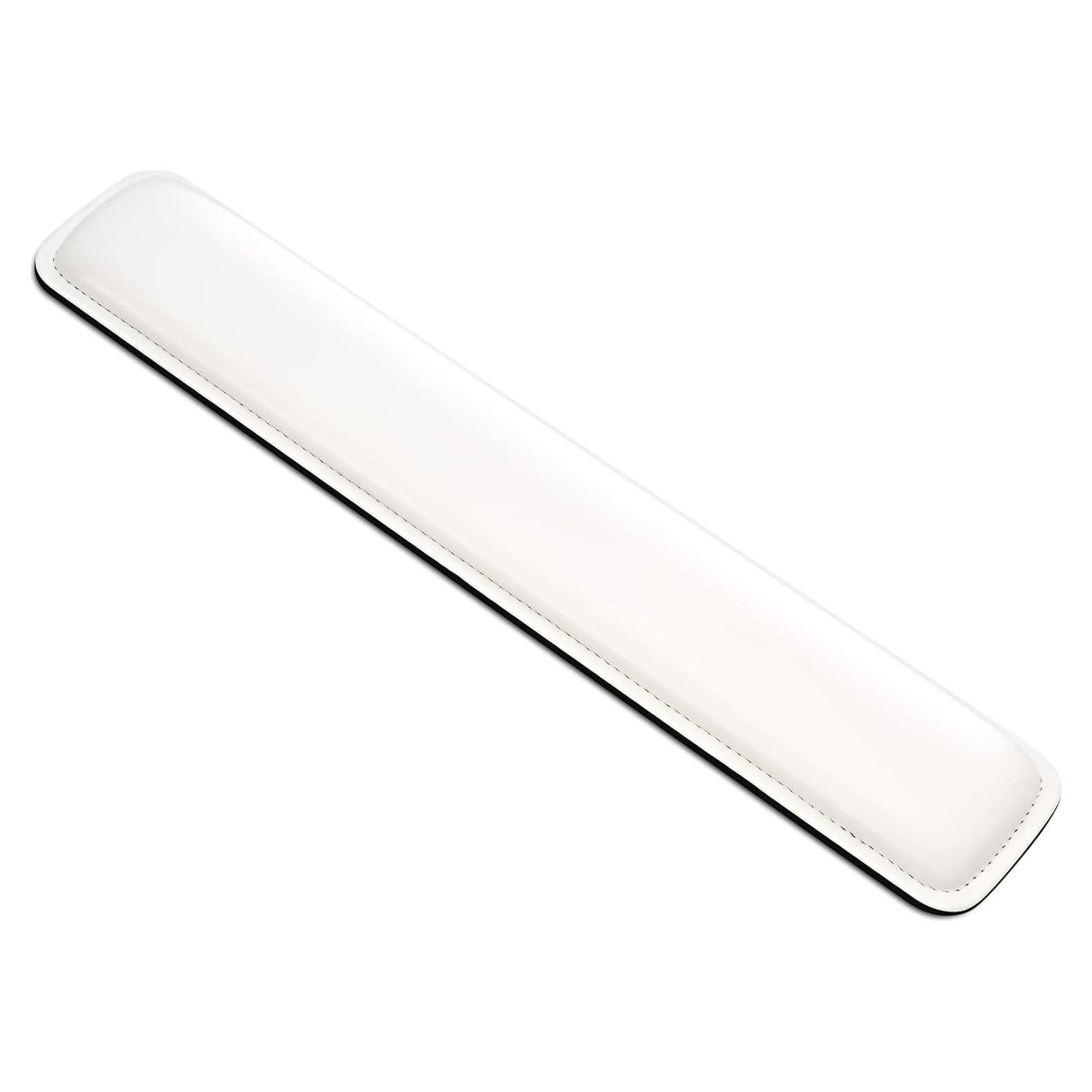 Reposamuñecas ergonómico Tofun de cuero PU 46.5cm blanco