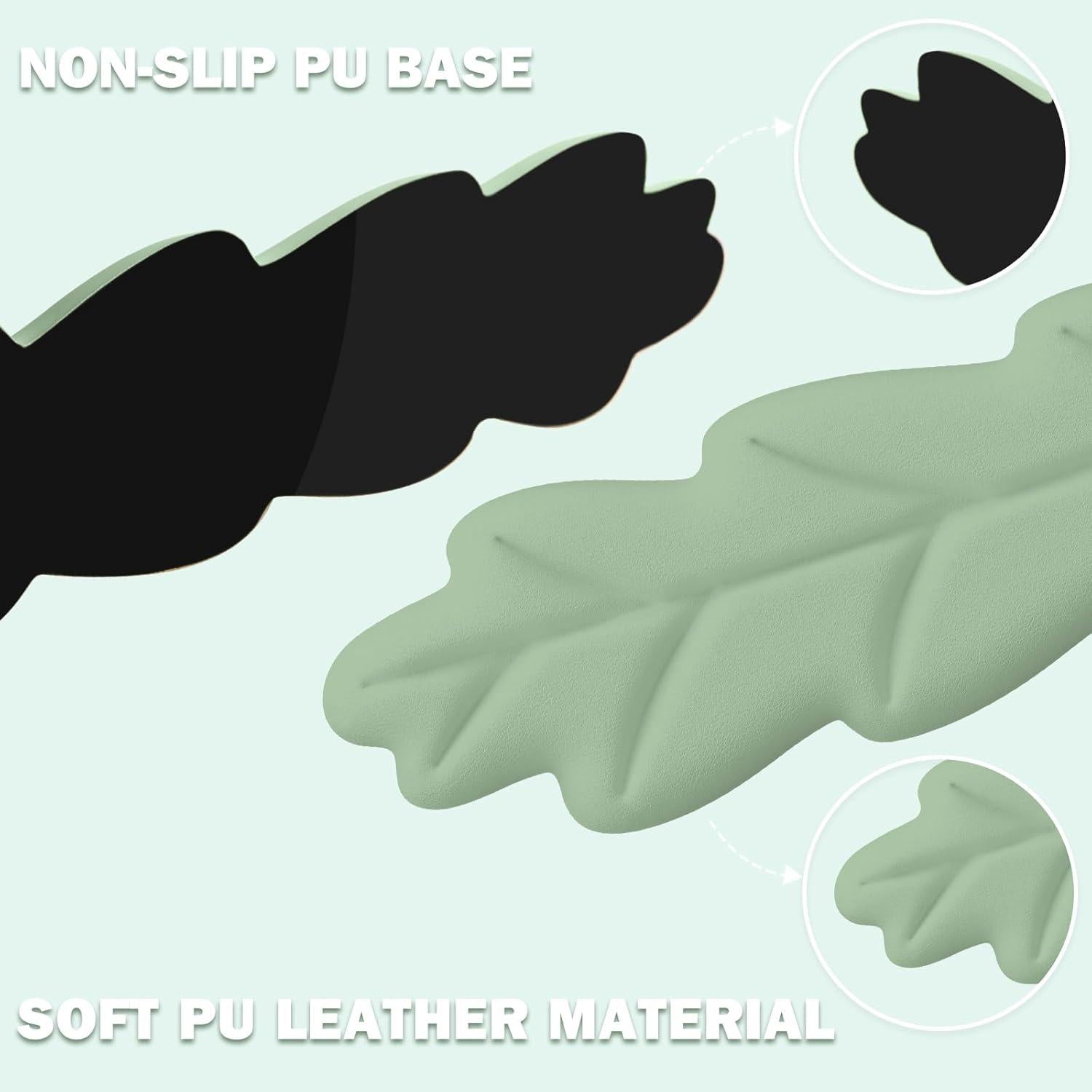 Juego de Almohadillas Ergonómicas Lauspuck en Forma de Hoja