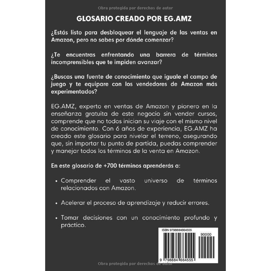 DE MISTERIO A MAESTRO: GLOSARIO DE TÉRMINOS PARA VENDER EN AMAZON (Spanish Edition)