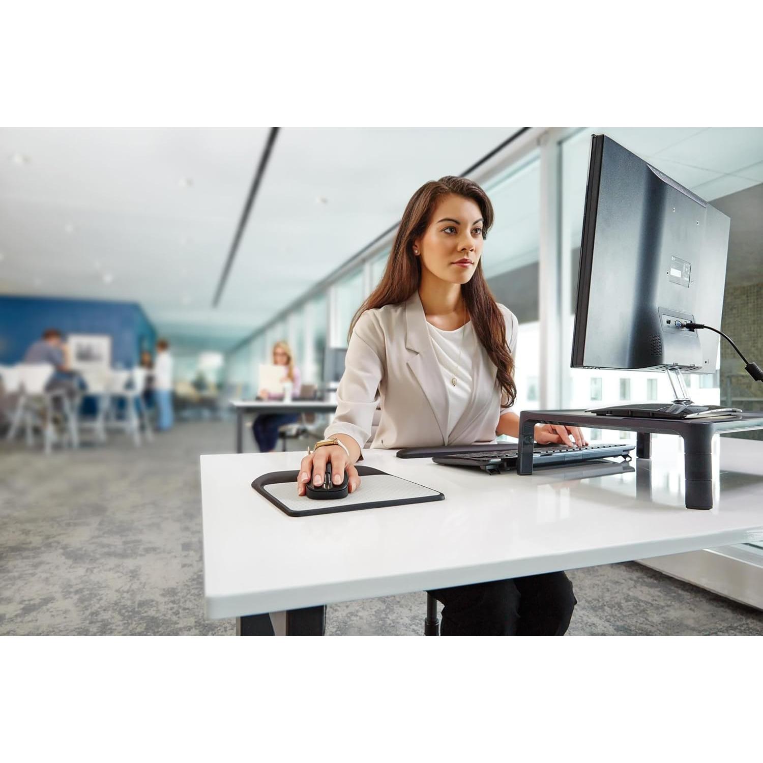 Reposa Muñecas de Gel 3M WR85B Ergonómico 48.3 cm Negro