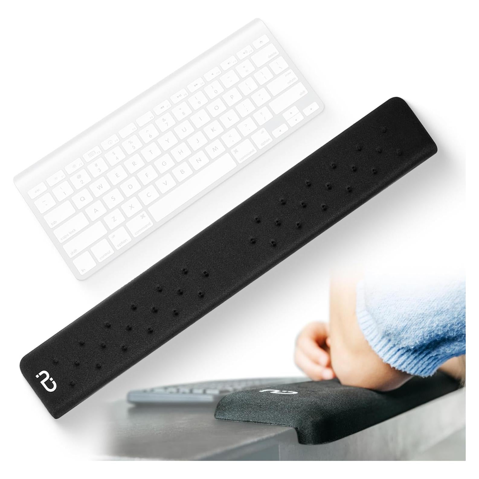 Reposamuñecas Ergonómico PostureUp L-Shape Negro 60.96cm