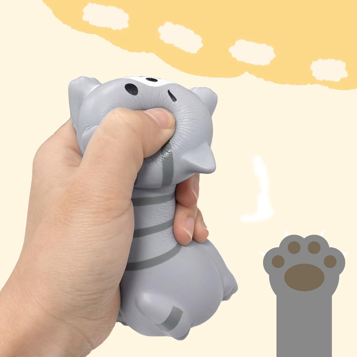 Soporte de Muñeca para Ratón Hautllaif Gato Gris Ergonómico