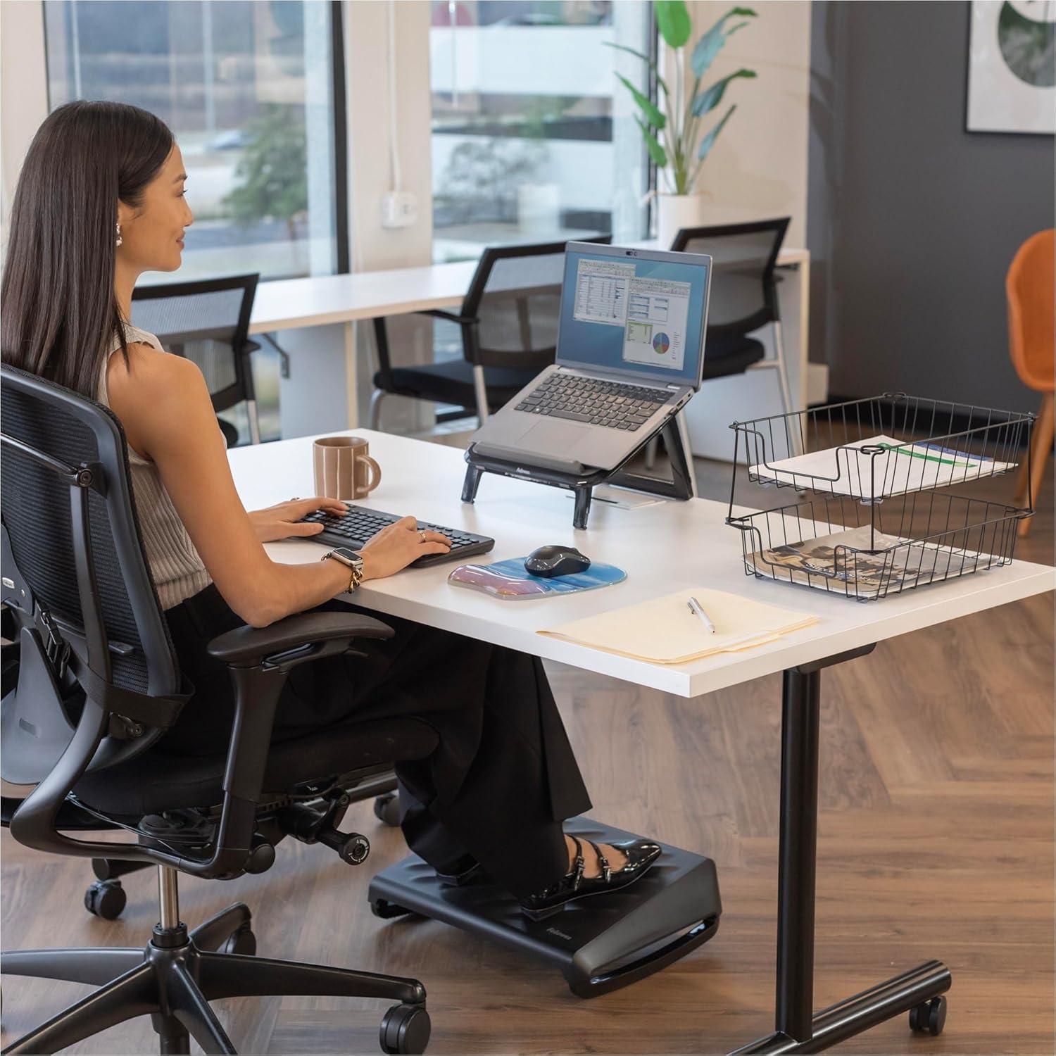 Almohadilla de Ratón de Gel Fellowes 9179301 Azul Ergonómica