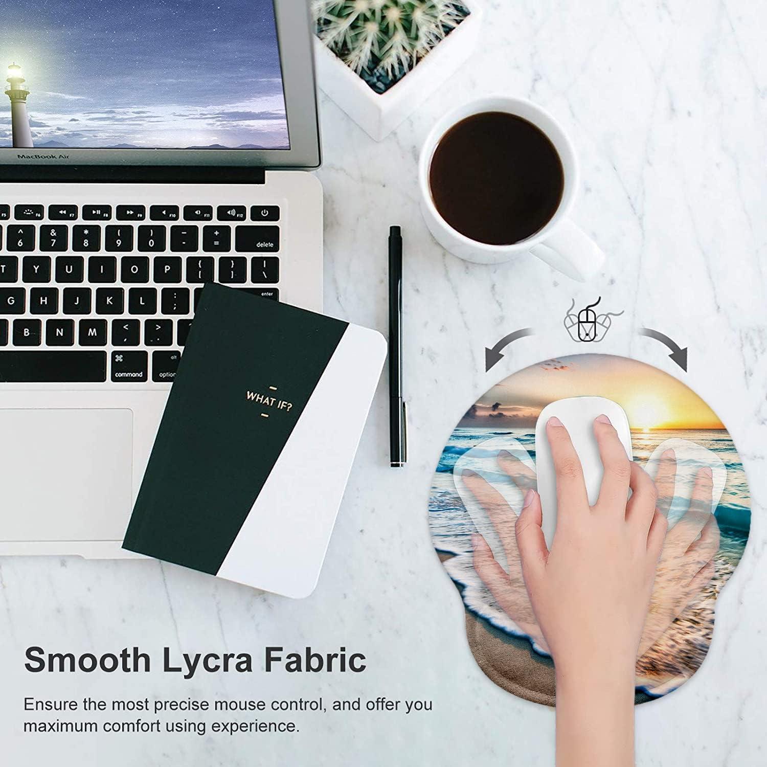 Alfombrilla de Ratón Ergonómica Lateefah con Reposamuñecas 3 en 1