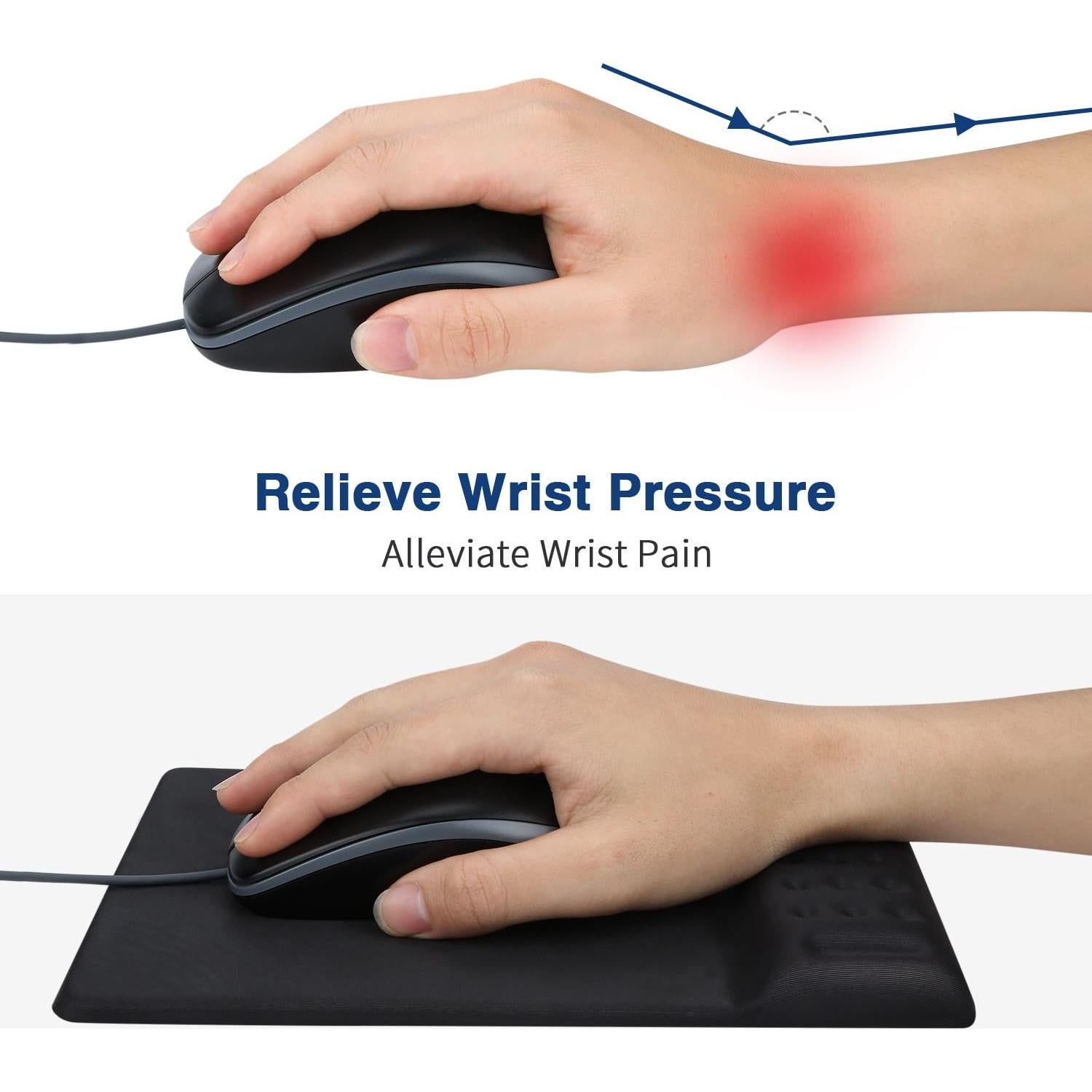 Alfombrilla de Ratón Aelfox con Reposamuñecas Ergonómico