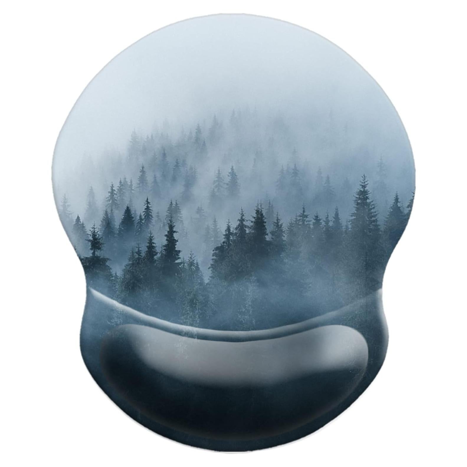 Alfombrilla de Ratón Ergonomica Knocent con Reposamuñecas Bosque