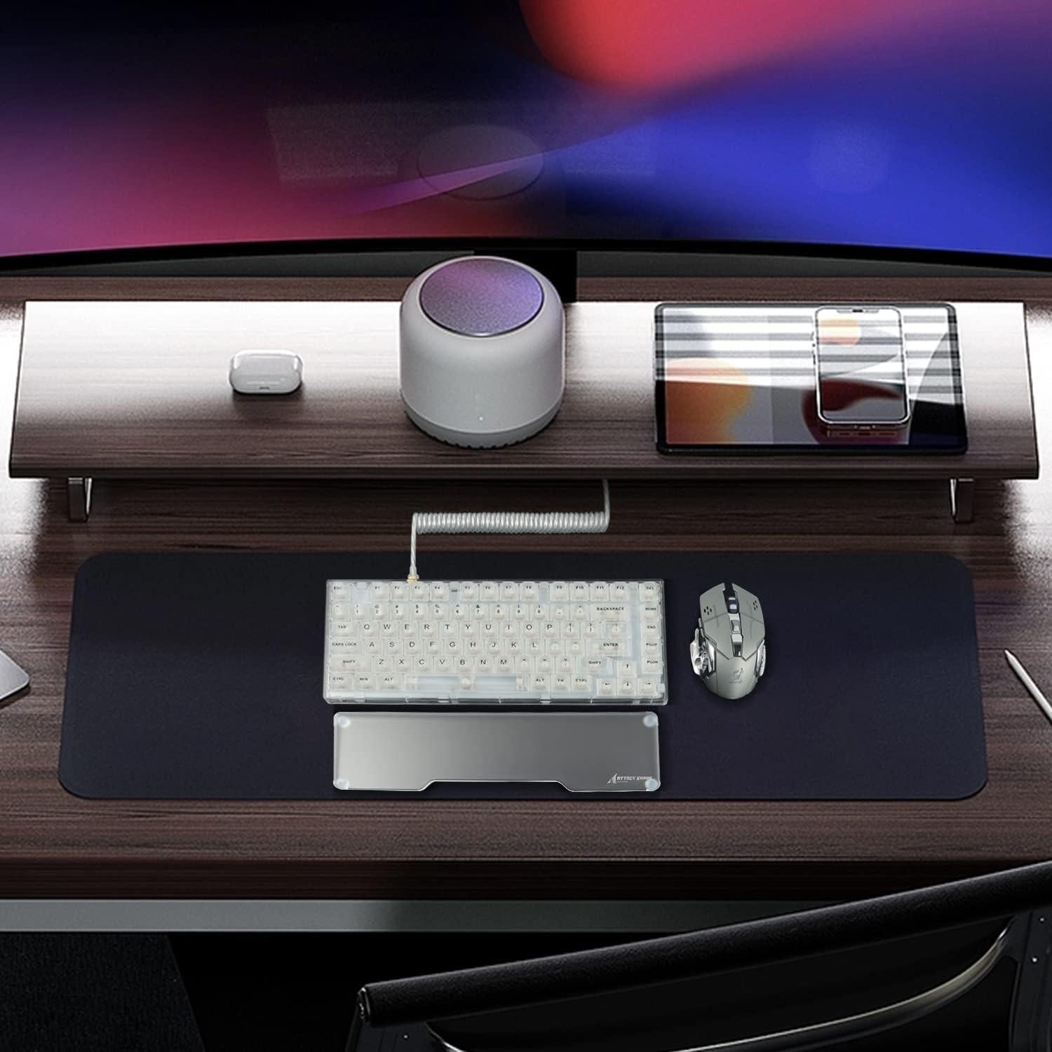 Reposap muñecas acrílico ATTACK SHARK ergonómico 31 cm